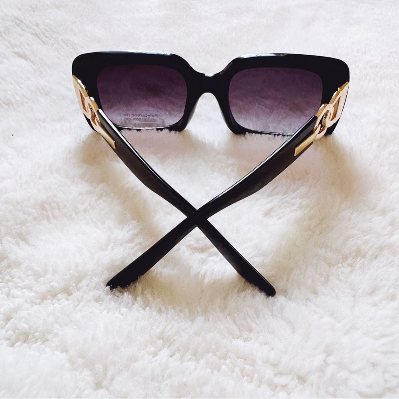Other Camille Black Oversized Square Sunglasses Size ONE SIZE - 10 Thumbnail