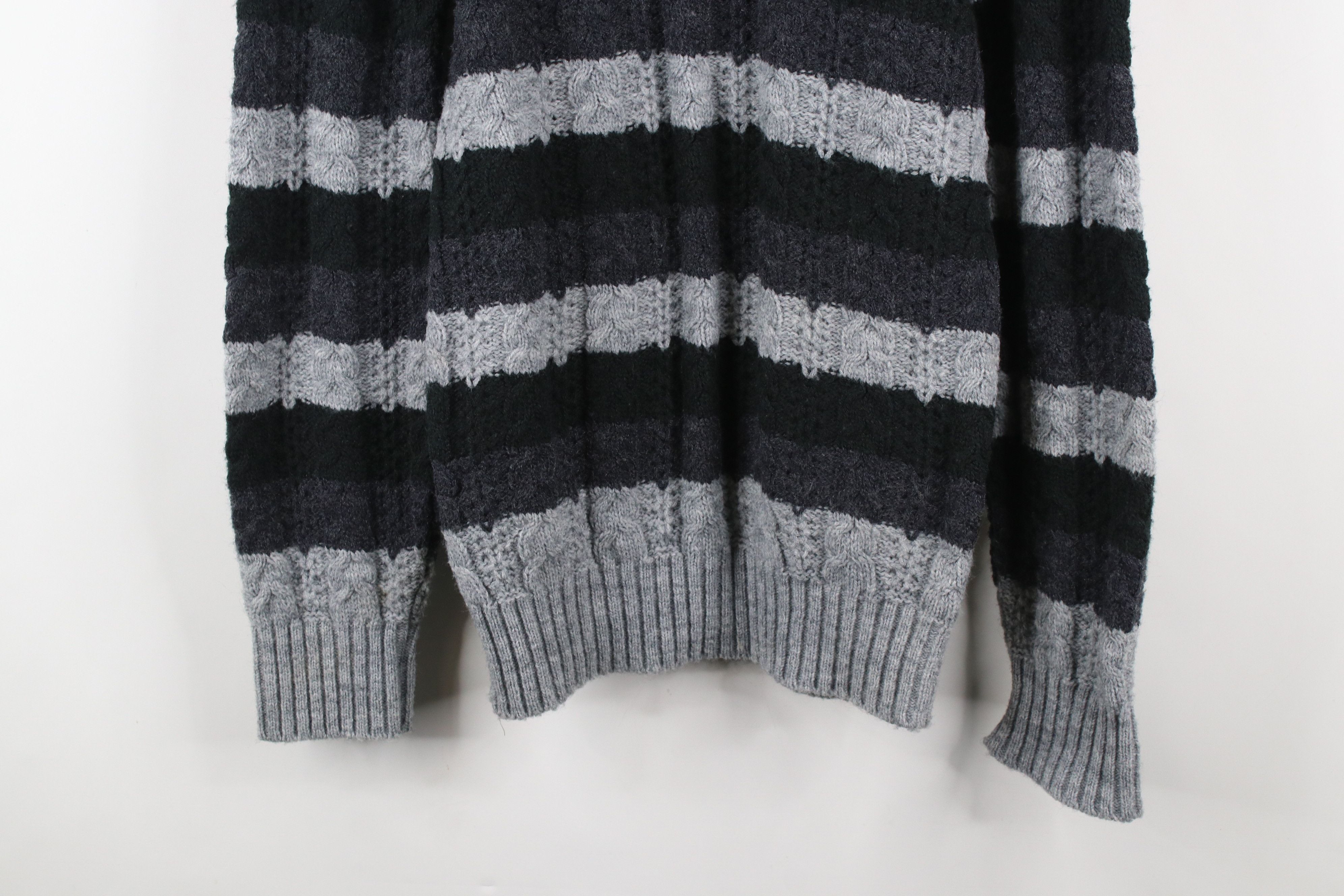 Vintage Vintage 70s Streetwear Block Chunky Cable Knit Sweater USA Size US M / EU 48-50 / 2 - 3 Thumbnail