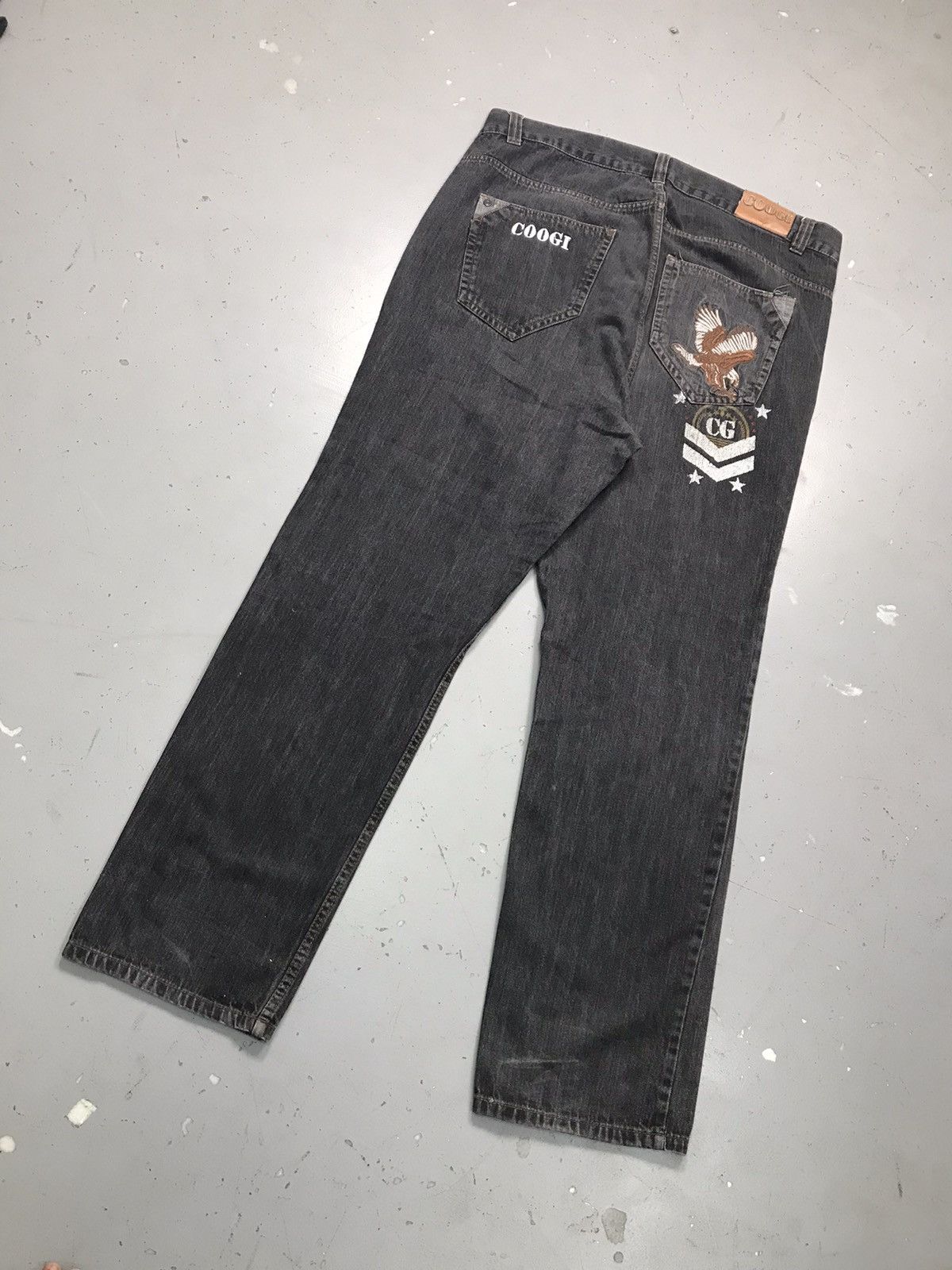 Coogi Vintage Coogi crazy patchwork baggy denim Size US 44 / EU 60 - 11 Thumbnail