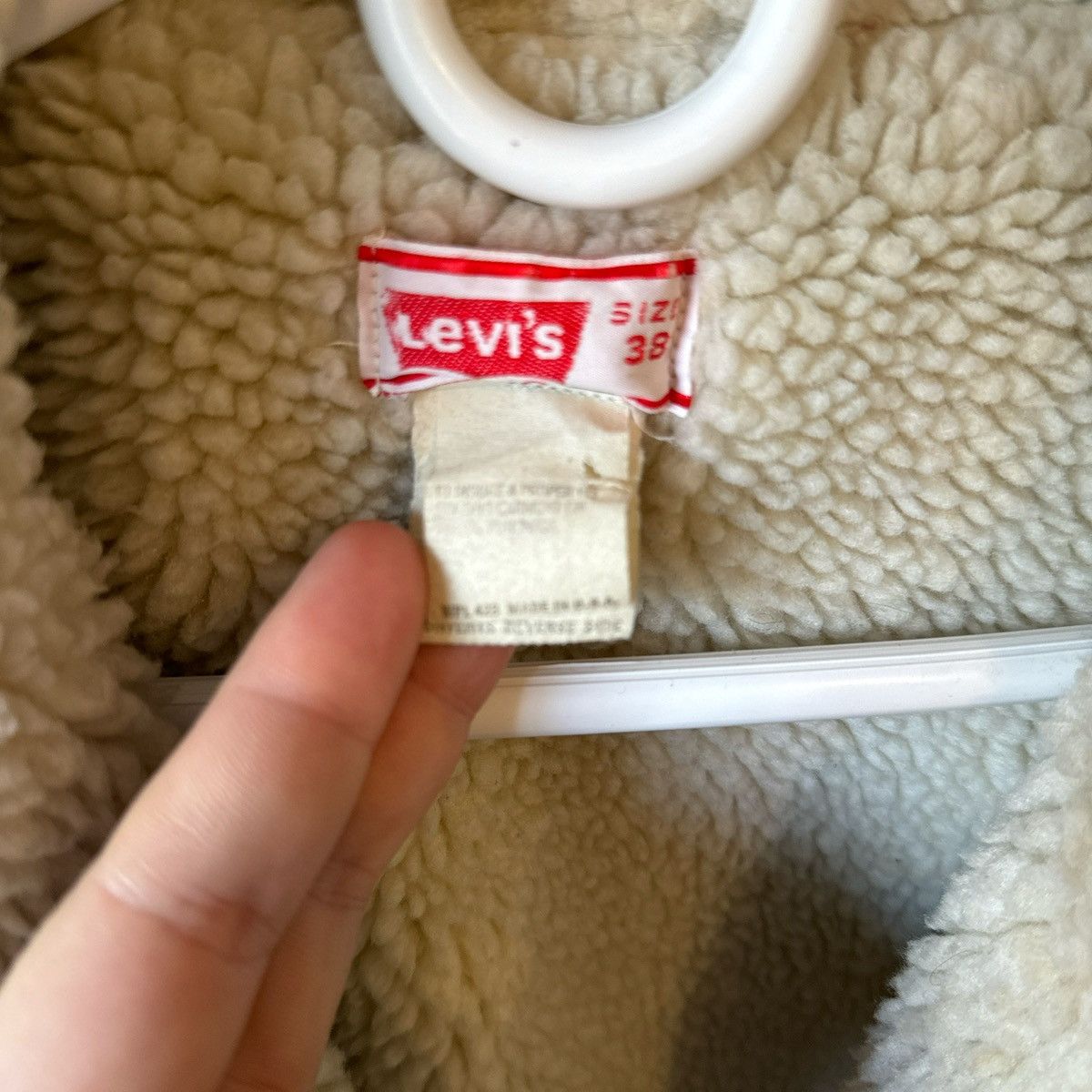 Levi's Rare Vintage 1970's Levi's Big E Sherpa Lined Trucker Jacket Size US XXS / EU 40 - 4 Thumbnail