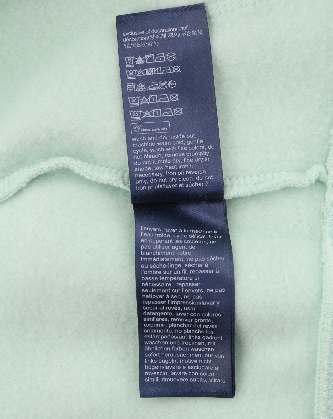 Tommy Hilfiger POCKET PLACEMENT S Minty Essence Pullover Hoodie 87401 Size US S / EU 44-46 / 1 - 8 Thumbnail