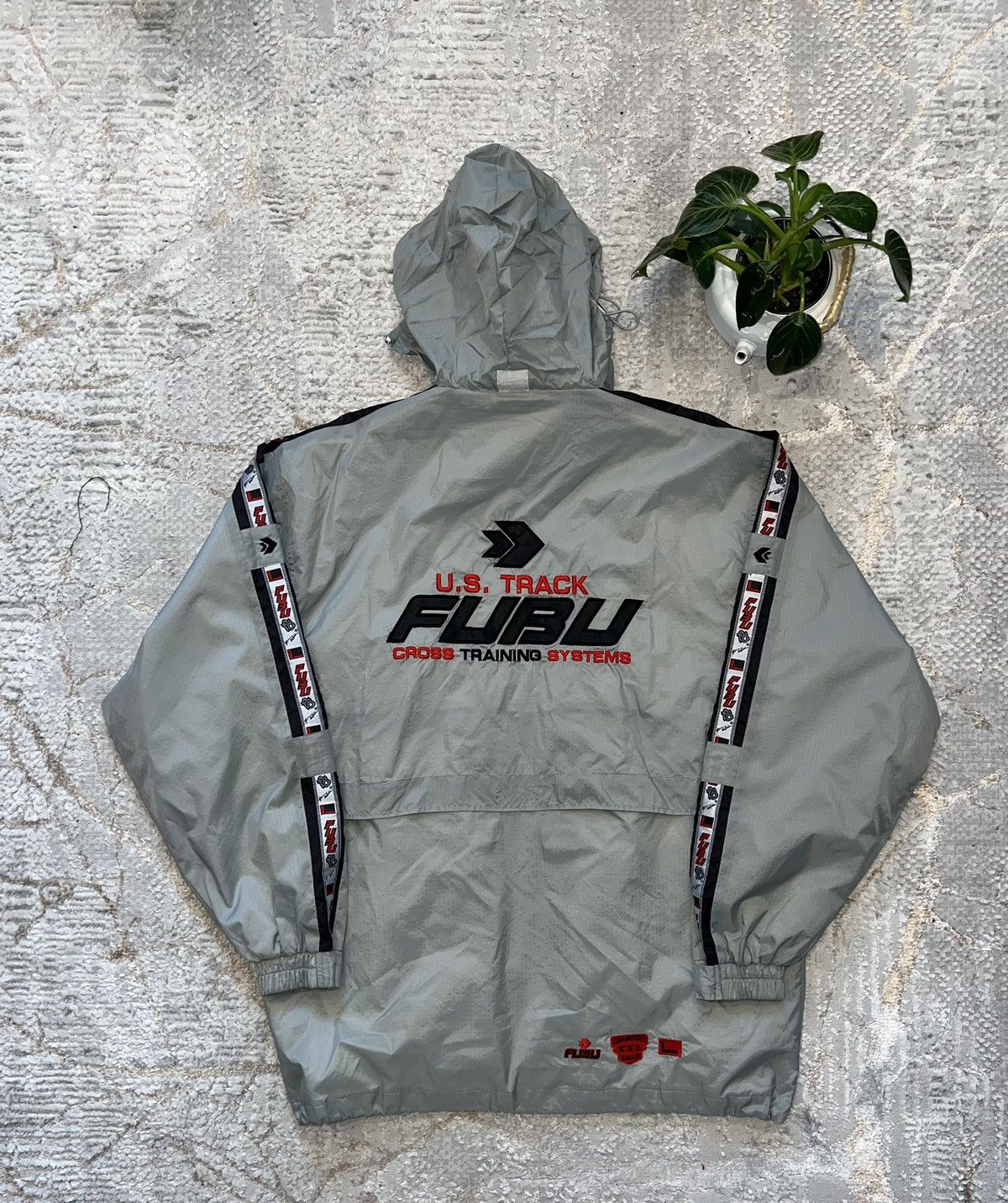 Fubu × Vintage FUBU VINTAGE BIG LOGO TRACKSUIT JACKET Y2K JAPAN STYLE Size US XL / EU 56 / 4 - 2 Thumbnail