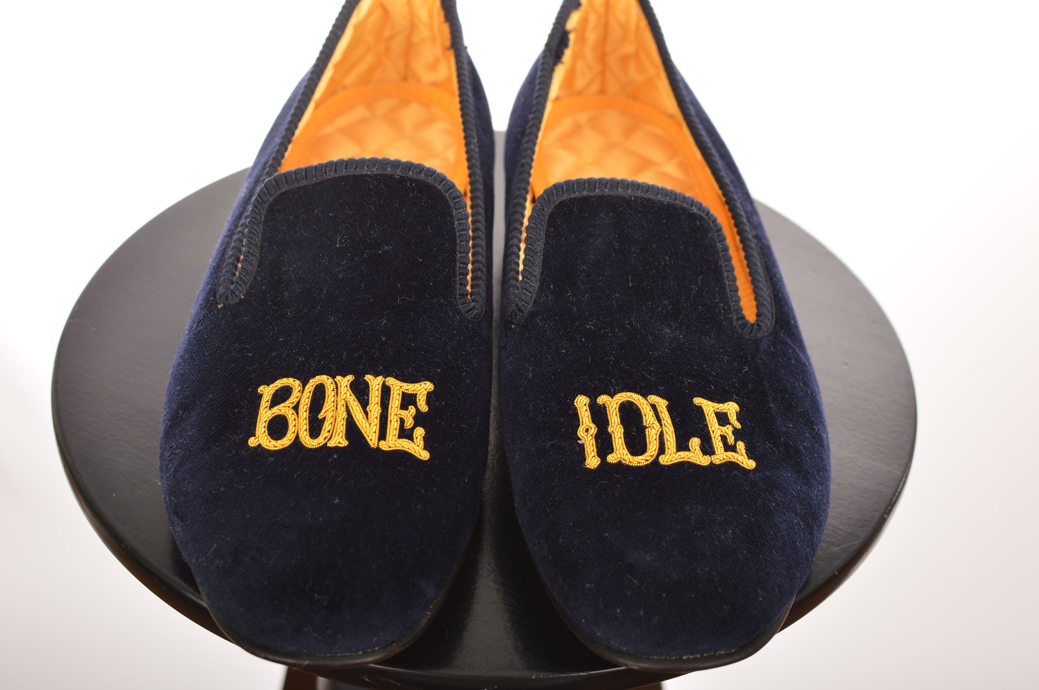 New & Lingwood New & Lingwood Navy Loafers Shoes Bone Idle Size US 9 / EU 42 - 2 Thumbnail