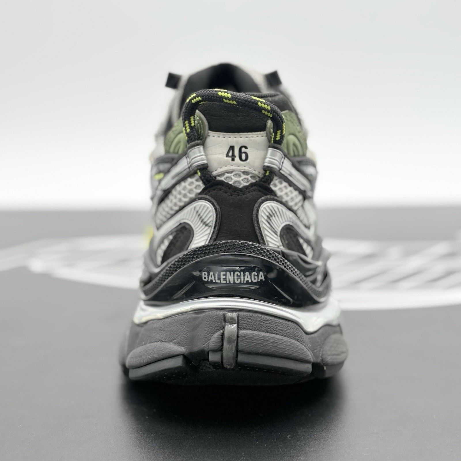 Balenciaga Balenciaga Runner 2.0 ' Silver Neon Yellow ' | SUPER CLEAN! Size US 13 / EU 46 - 3 Thumbnail