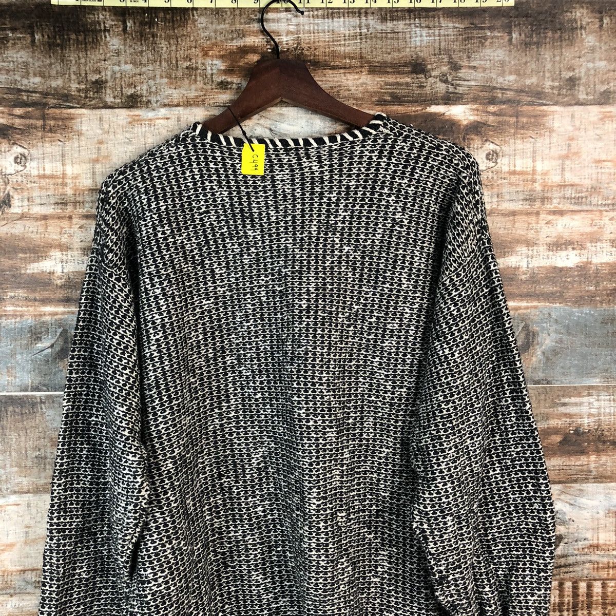 Homespun Knitwear × Japanese Brand DL Dude Uomo Vintage sweatshirt Gray Knitwear #C499 Size US L / EU 52-54 / 3 - 13 Thumbnail