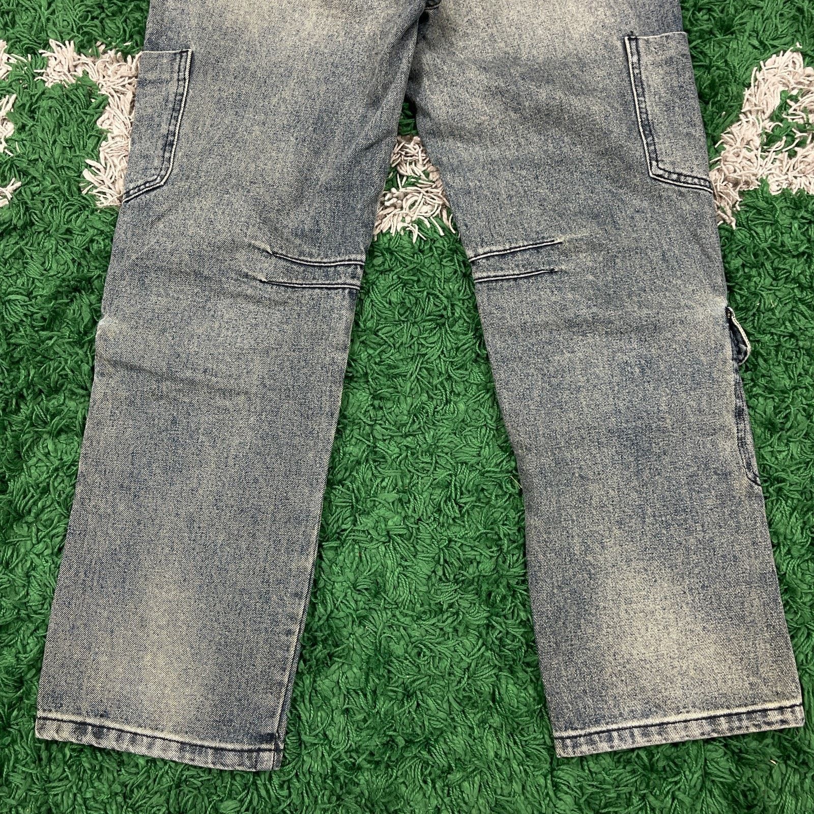 Tripp NYC × Vintage 11KN Brand Y2K Denim Cargo Utility Jeans Pants Punk Large Size 30" / US 8 / IT 44 - 9 Thumbnail