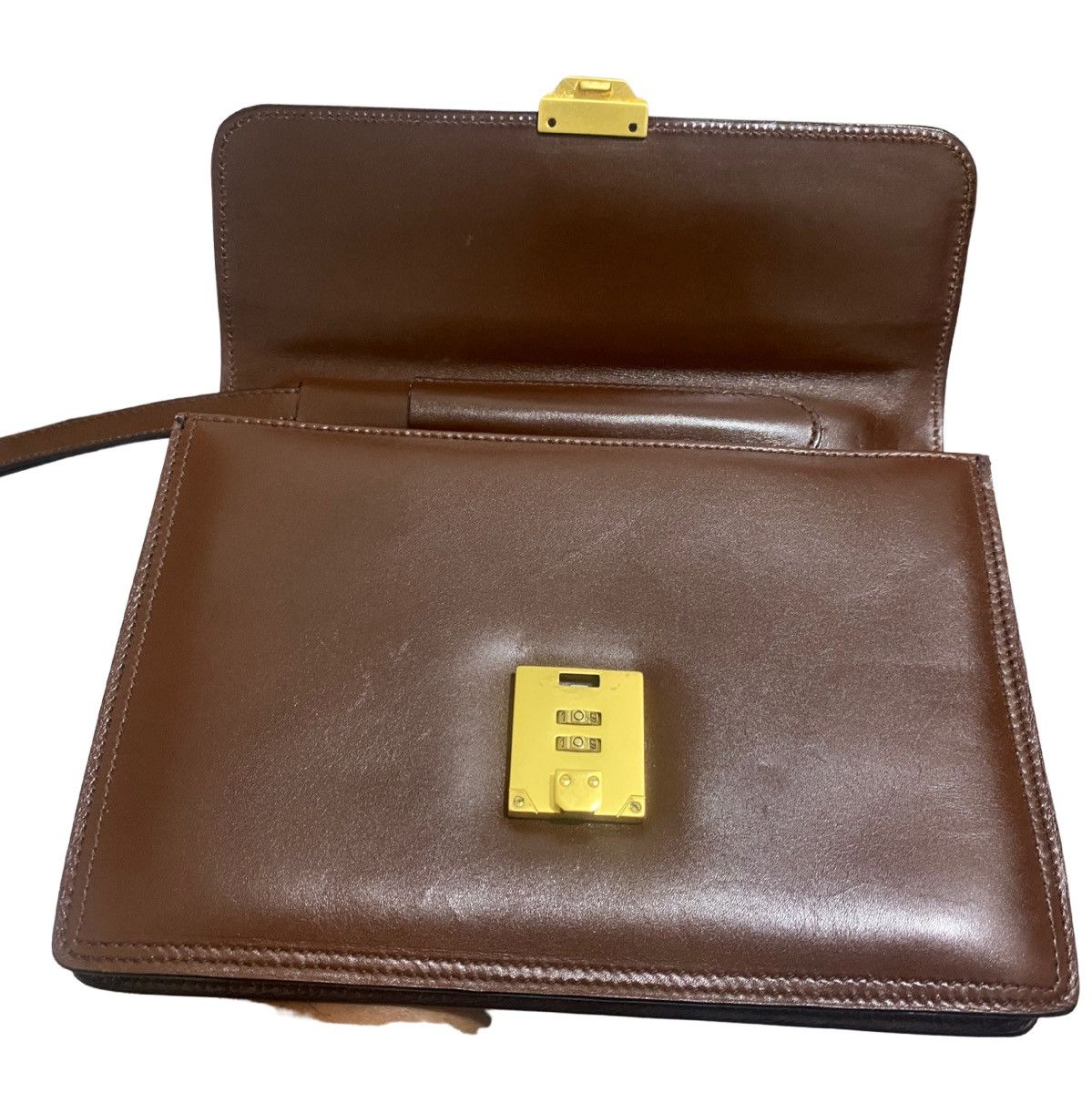 Bally × Vintage Bally Vintage leather clutch Size 46 - 4 Thumbnail