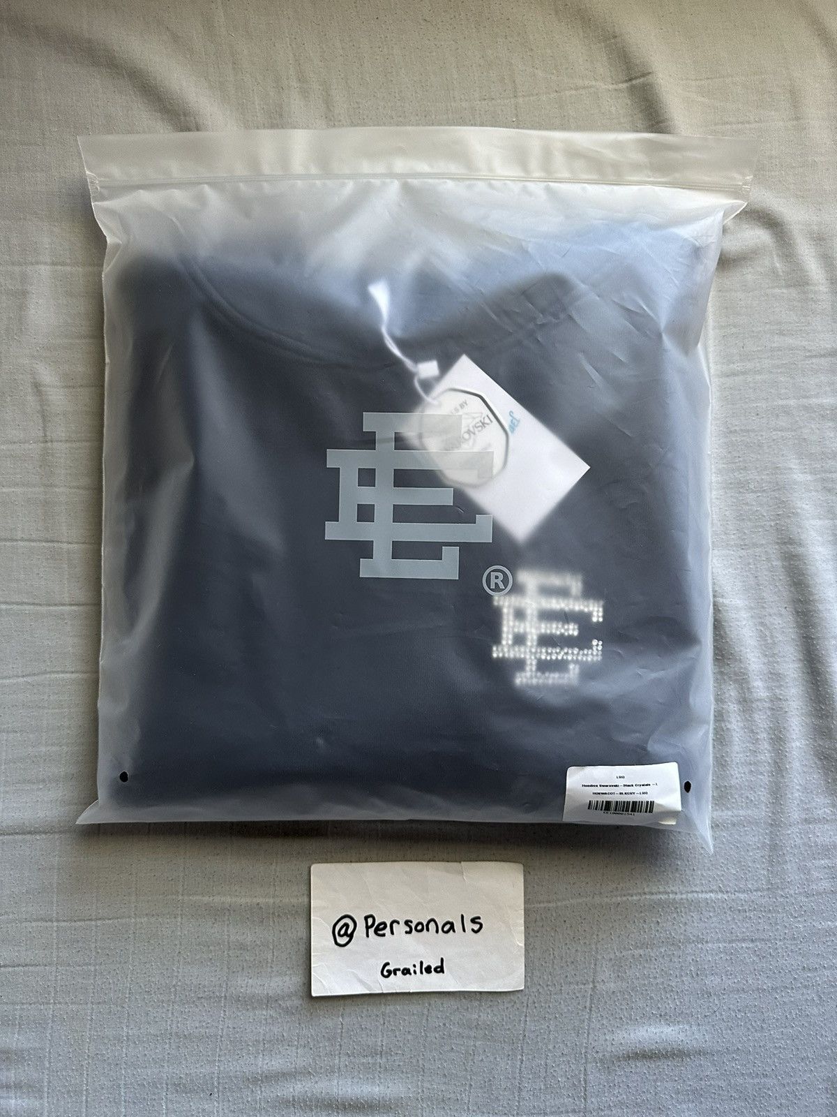Eric Emanuel × Swarovski NEW Eric Emanuel x Swarovski Basic Hoodie Large Size US L / EU 52-54 / 3 - 3 Thumbnail