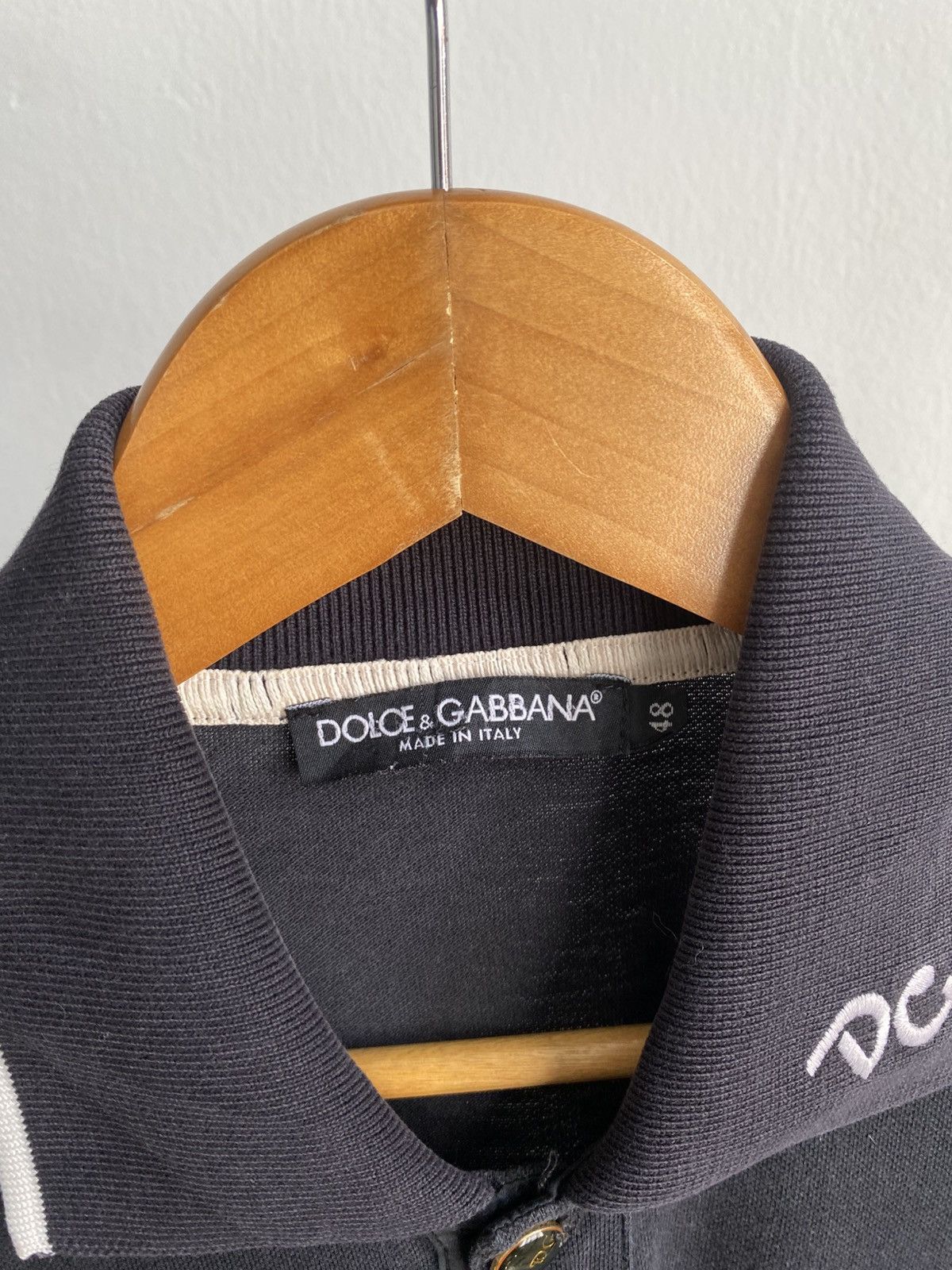Dolce & Gabbana Vintage FADED Dolce & Gabbana Polo Shirt 🔥 Size US M / EU 48-50 / 2 - 11 Thumbnail
