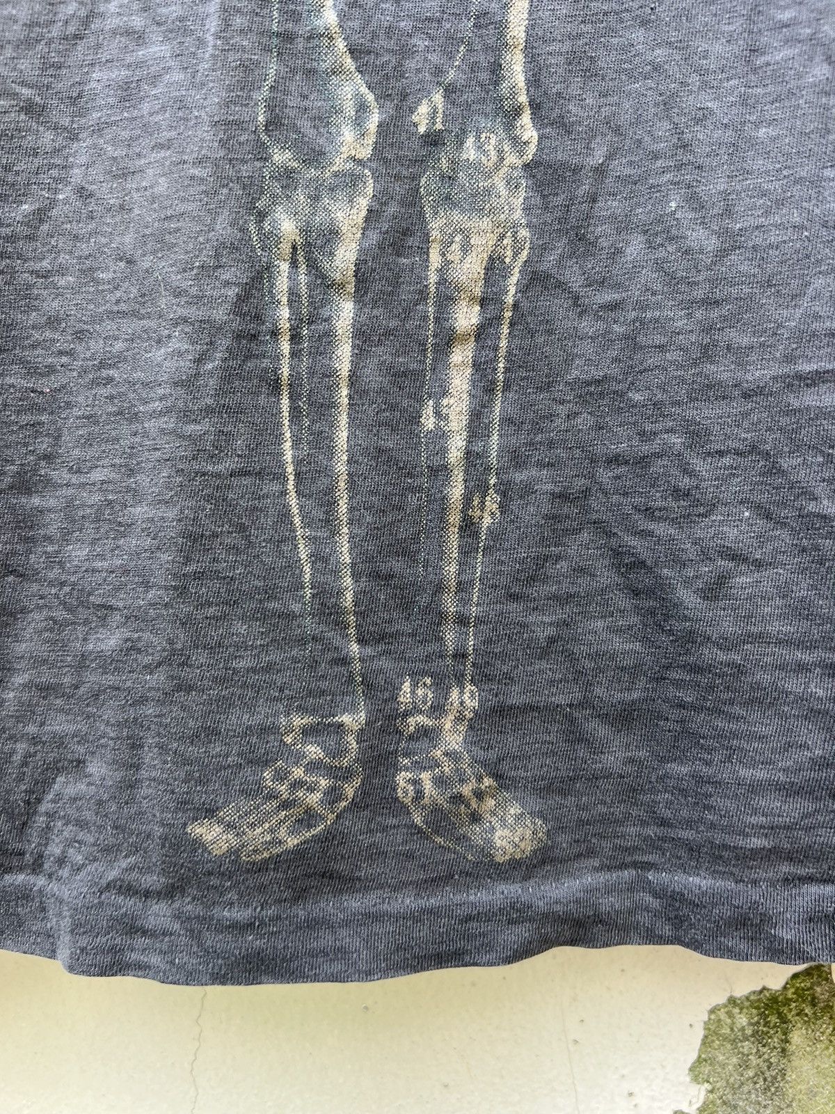 Vintage Vintage Coup D Etat Skeleton Xray Sun Faded Black t shirt Size US M / EU 48-50 / 2 - 10 Thumbnail
