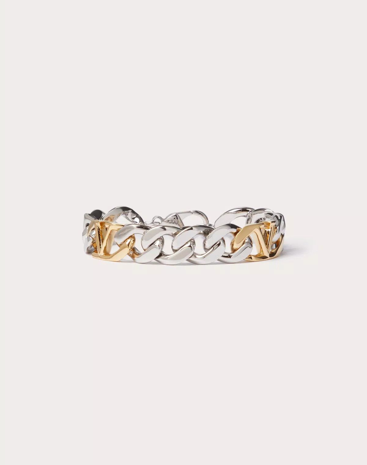 Valentino oc11z0625 Size:OS/Vlogo Chain Metal Bracelet i Silver/Gold Size ONE SIZE - 1 Thumbnail