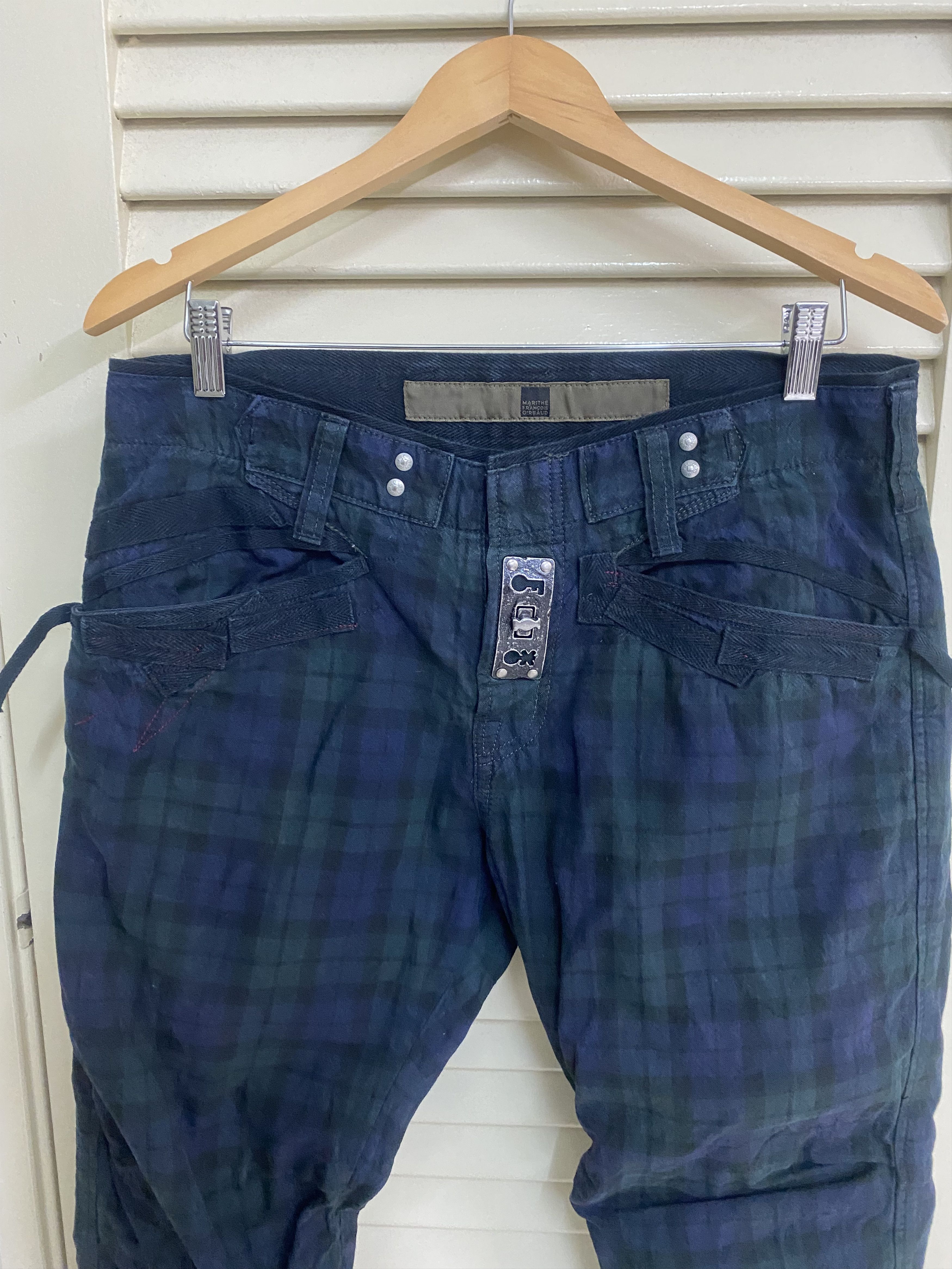 Marithe + Francois Girbaud Marithe Francois Girbaud Plaid Check Pants Size US 33 - 3 Thumbnail