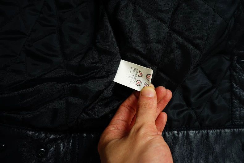 Yohji Yamamoto Yohji Yamamoto Yohji Yamamoto Leather Jacket Black Color Size US L / EU 52-54 / 3 - 8 Thumbnail