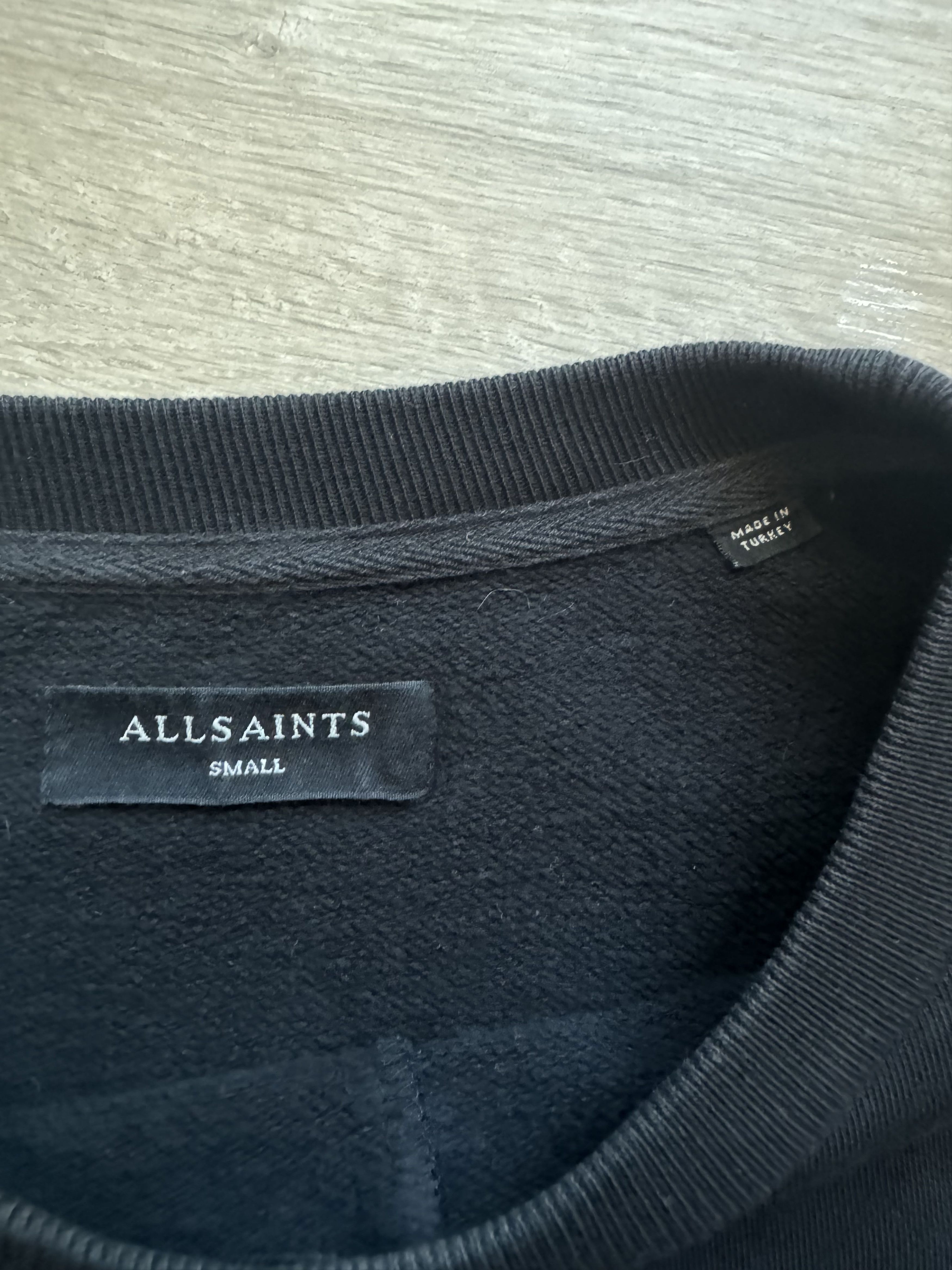 Allsaints All Saints Crewneck Split Logo Text Sweatshirt Size US S / EU 44-46 / 1 - 3 Thumbnail