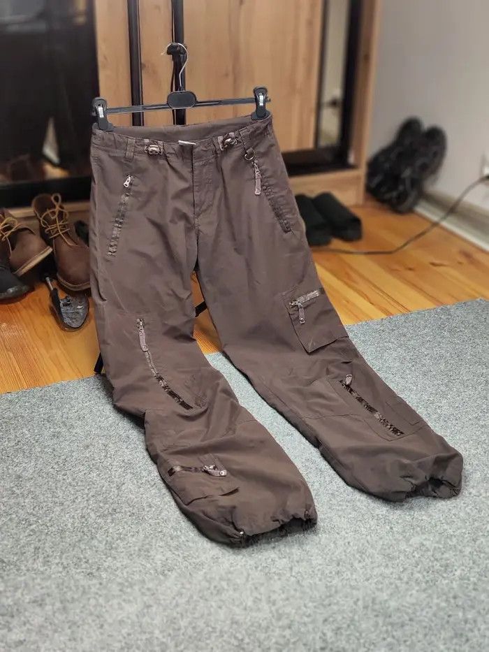 Le Grande Bleu (L.G.B.) Vintage 90's Japanese Baggy Multi Pocket Cargo pants Womens Size 30" / US 8 / IT 44 - 9 Thumbnail