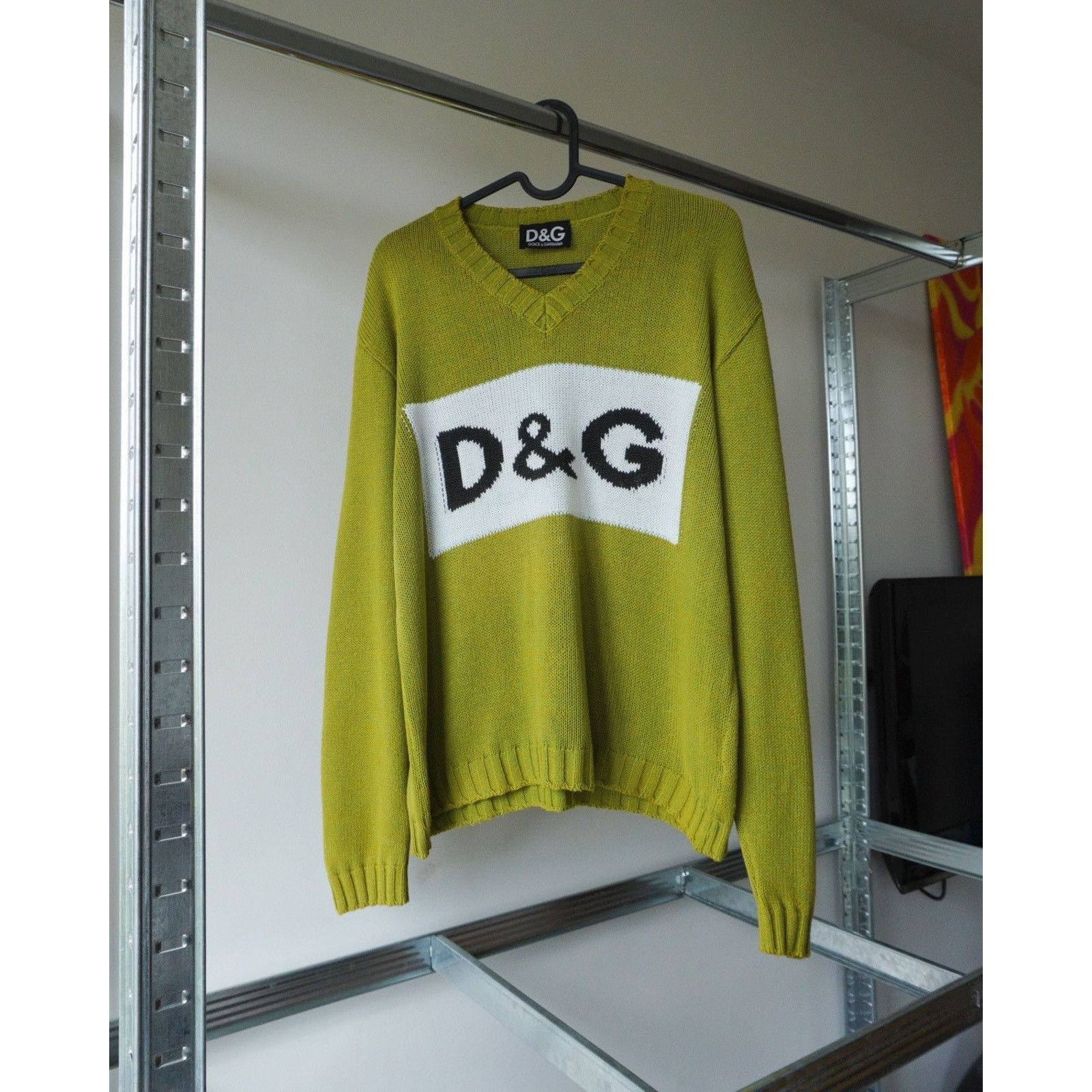 Dolce & Gabbana Vintage dolce and gabbana D&G logo knit wool sweater Size US S / EU 44-46 / 1 - 1 Thumbnail