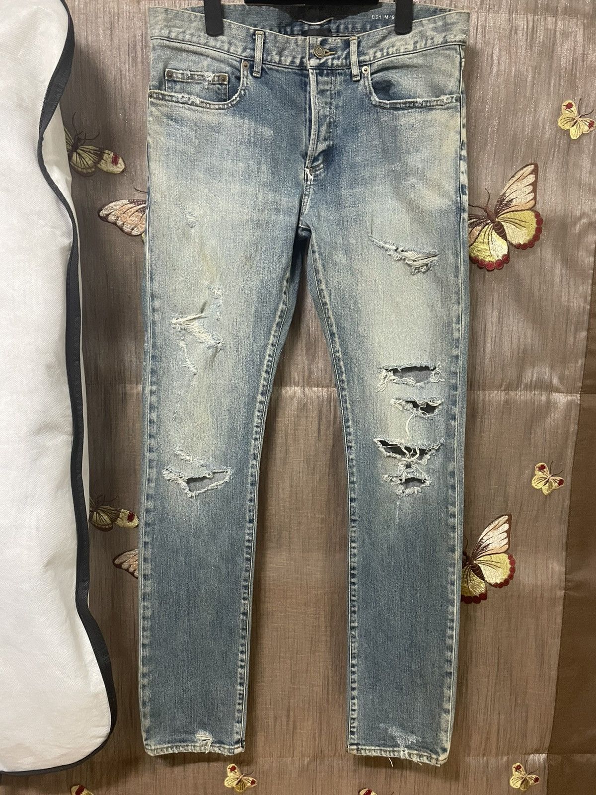 Saint Laurent Paris 15fw Saint Laurent Hedi Slimane D01/SL Jeans Size US 32 / EU 48 - 1 Thumbnail