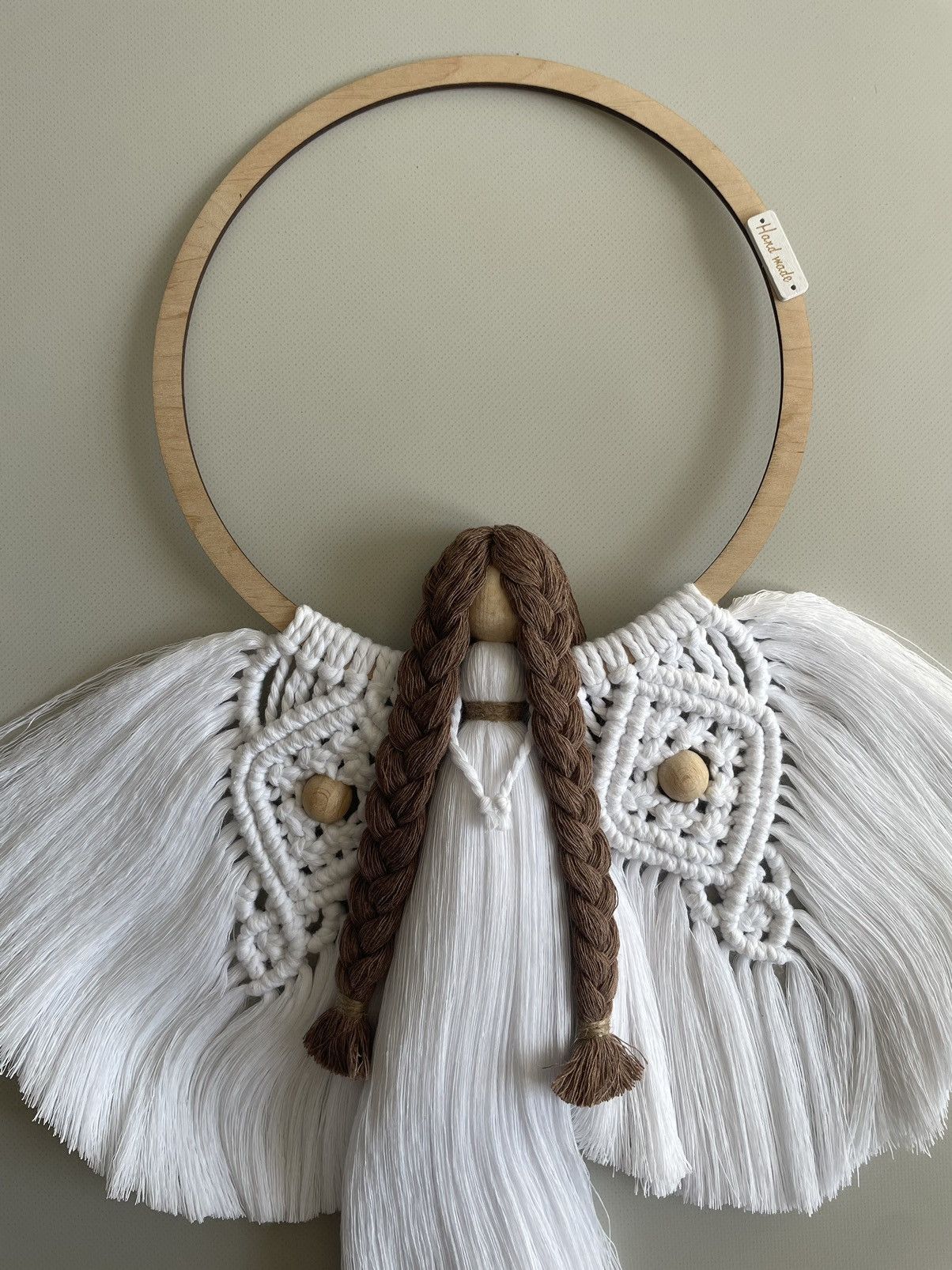 Handmade Knitted dolls-angels handmade Ukrainian amulet scandinavian Size ONE SIZE - 5 Thumbnail