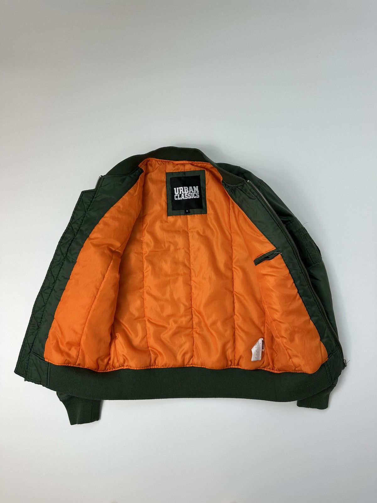 Urban Classics Women's Bomber Classic Jacket L Size Green Size M / US 6-8 / IT 42-44 - 8 Thumbnail