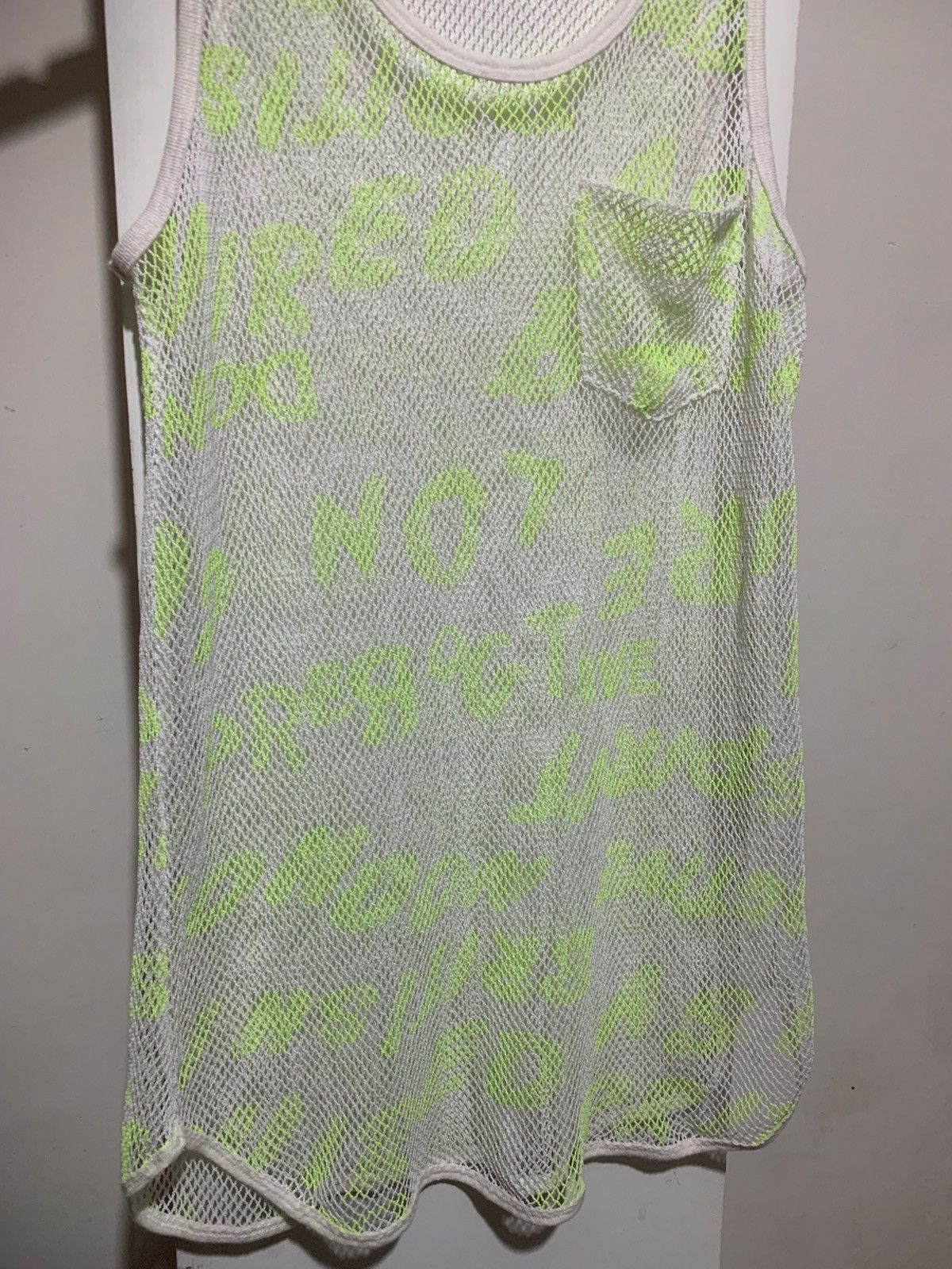 Maison Margiela Ask Enquired Mesh Maison Margiela Style Tank Top Shirt Size US M / EU 48-50 / 2 - 3 Thumbnail