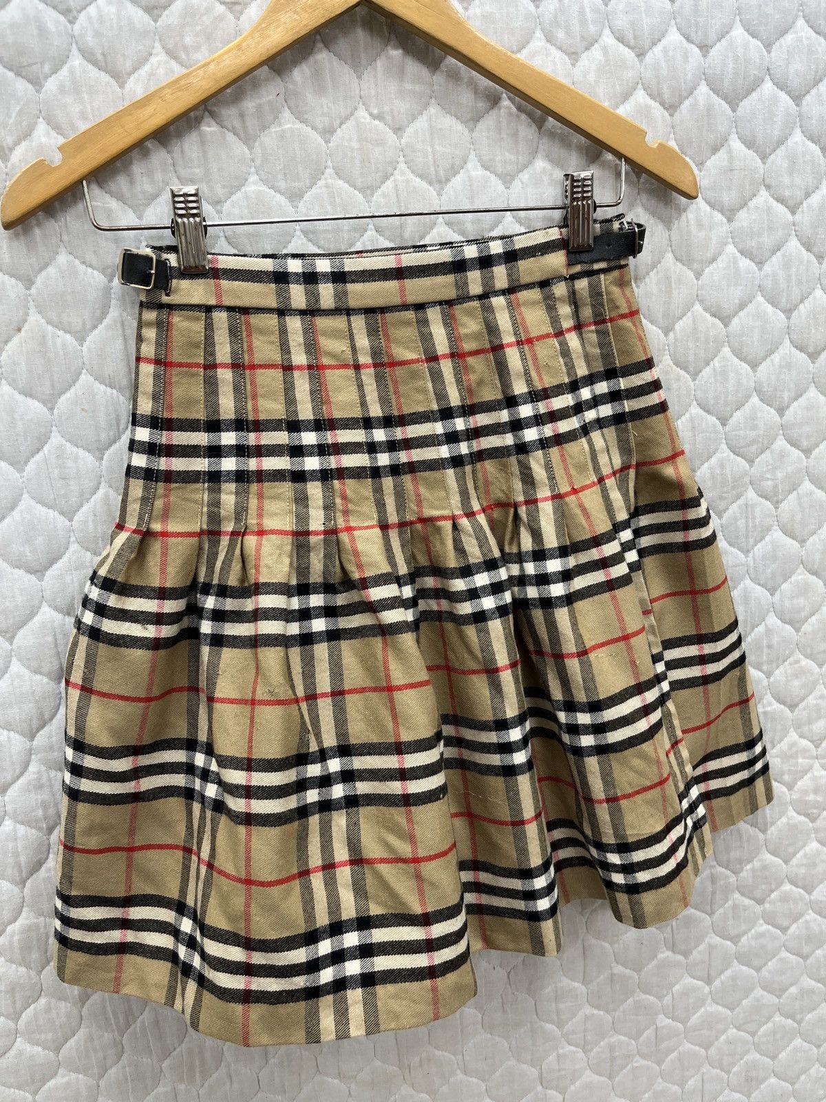 Burberry 🔥🔥🔥STEALS VTG BURBERRYS NOVA CHECK WOOL SKIRTS Size 25" / US 0 / IT 36 - 2 Thumbnail