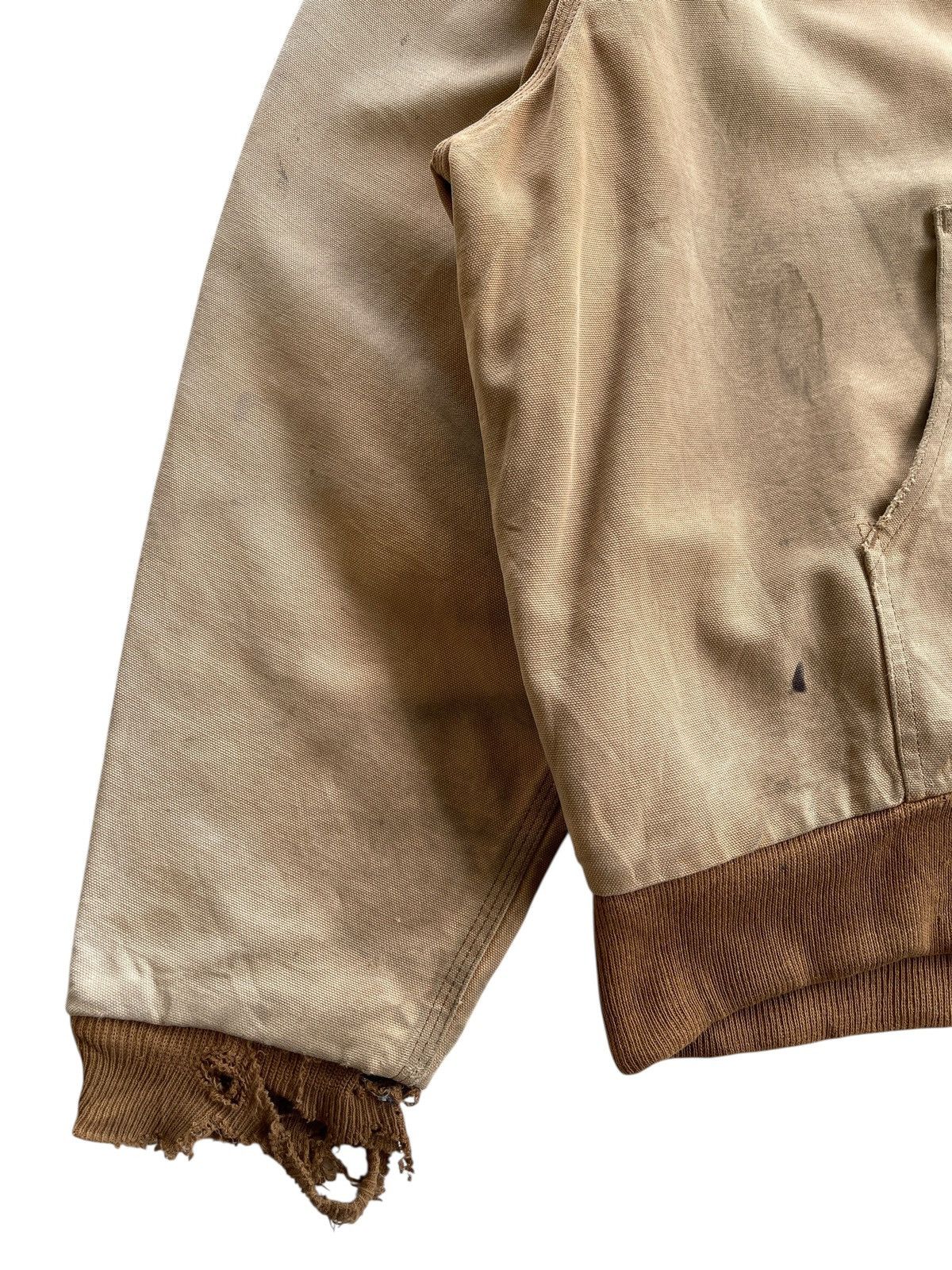Carhartt Destroyed❗️Vintage 80s Carhartt Active Workwear Jacket Size US XXL / EU 58 / 5 - 15 Thumbnail