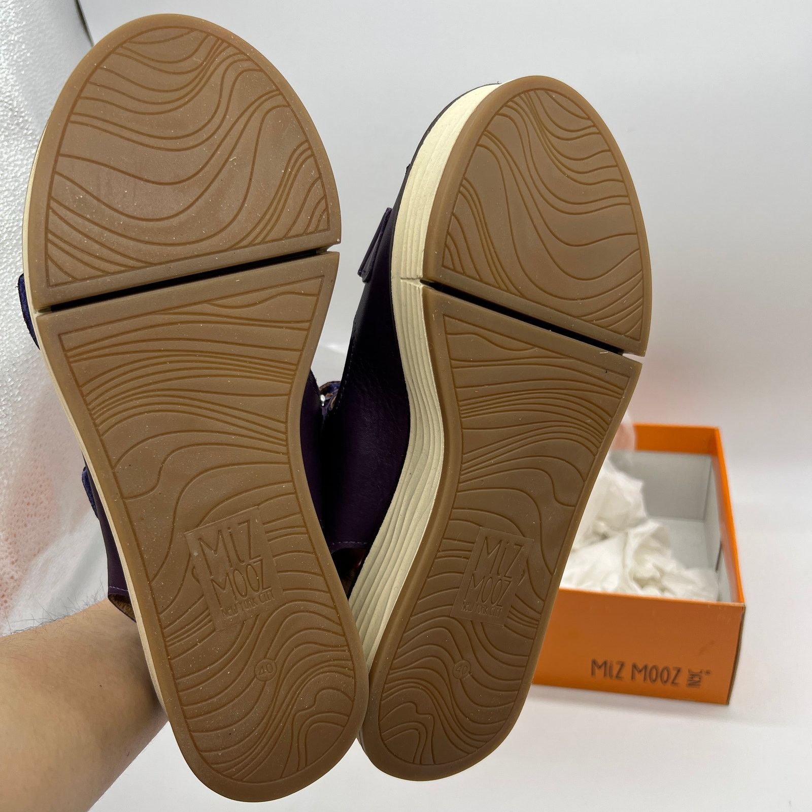 Other Miz Mooz Purple Leather Adjustable Sport Sandals Size 9 Size US 9 / IT 39 - 5 Thumbnail