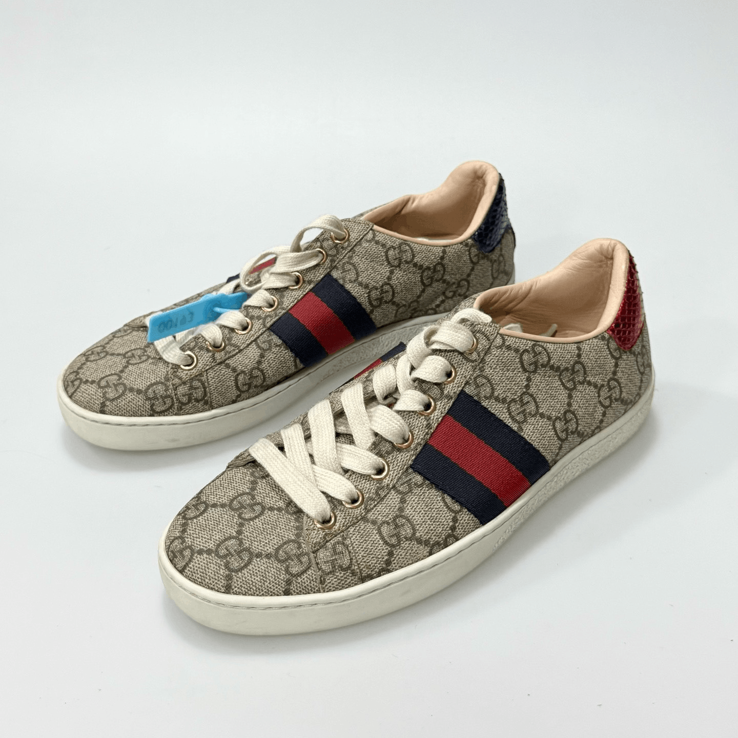 Gucci Gucci Classic Double G Print Shoes Size US 4.5 / IT 34.5 - 1 Thumbnail