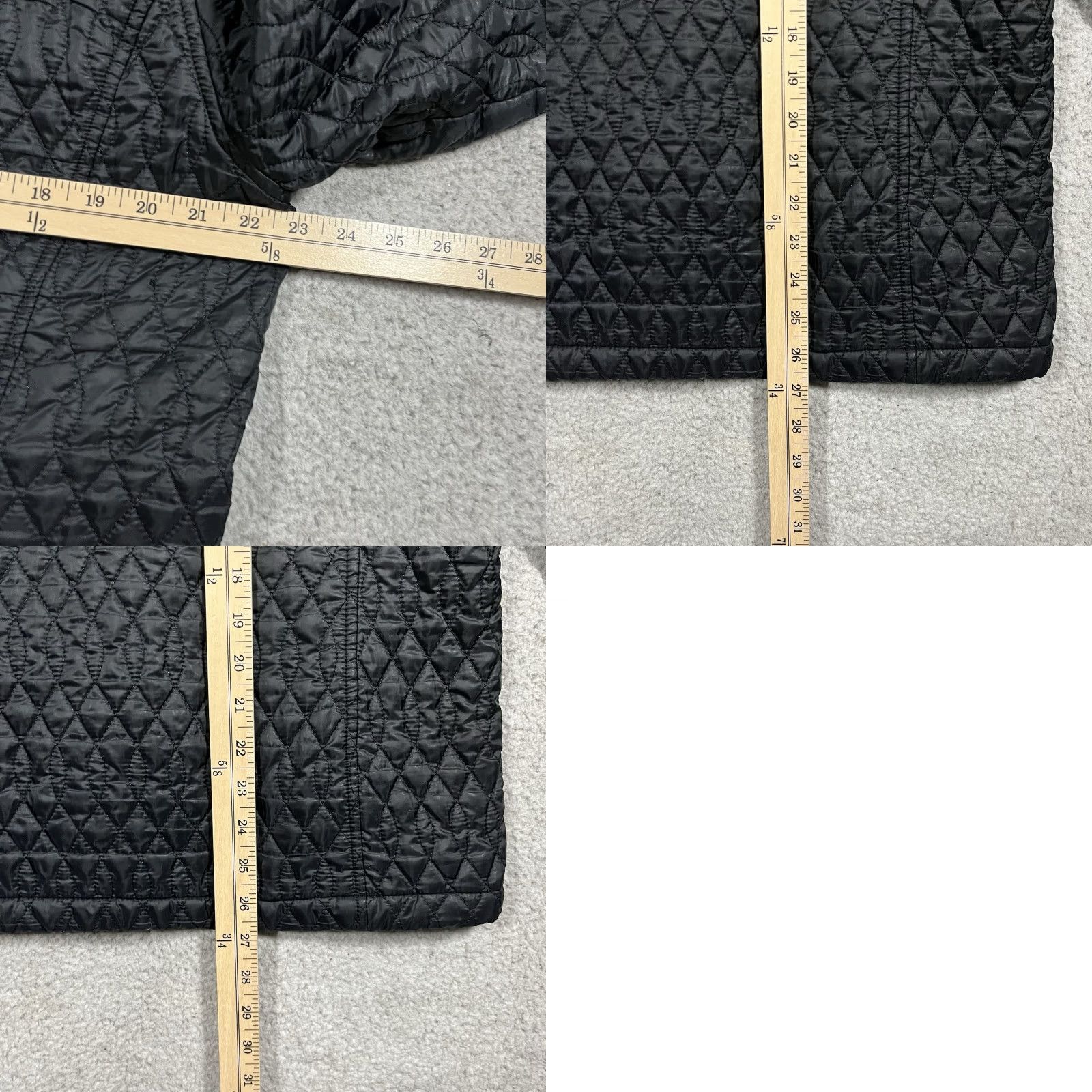 Lands' End Lands' End Jacket Womens L Primaloft Diamond Quilted Insulated Full Zip Packable Black Size L / US 10 / IT 46 - 9 Thumbnail