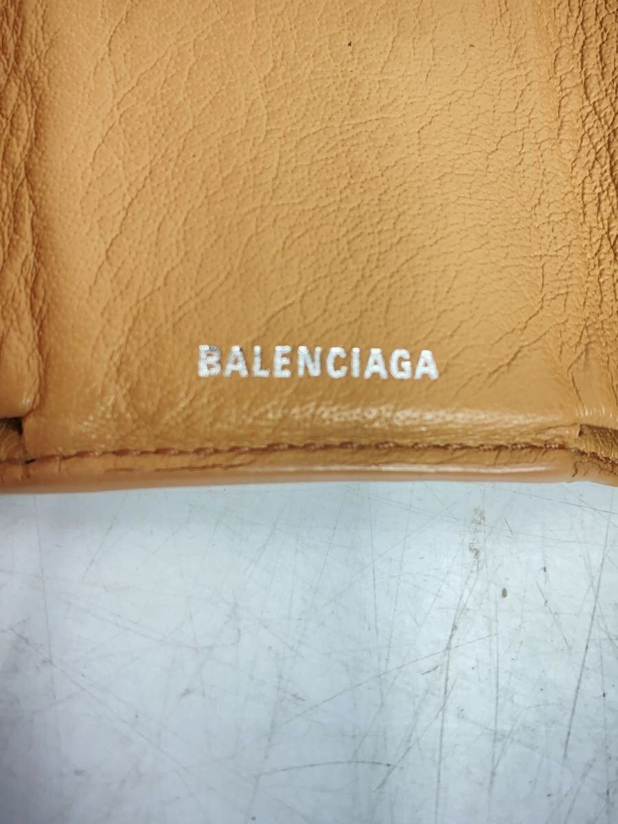 Balenciaga Balenciaga Leather Bi-Fold Wallet Beige Size ONE SIZE - 3 Thumbnail