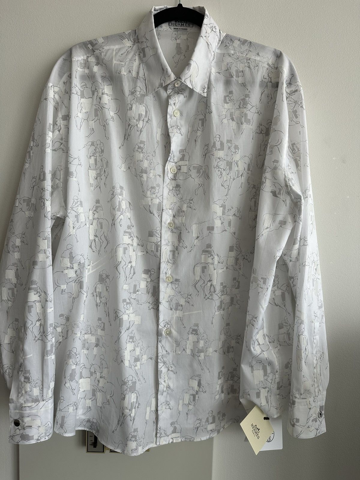 Hermes Super Runway Hermes Equestrian Shirt Size US L / EU 52-54 / 3 - 15 Thumbnail