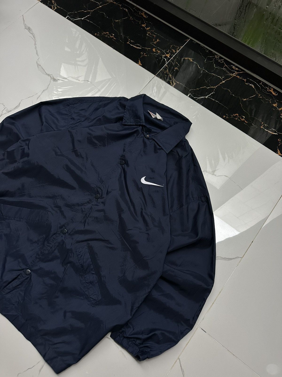 Nike × Vintage 🦍90s NIKE VINTAGE BIG LOGO STREETWEAR LIGHT JACKET🦍 Size US XL / EU 56 / 4 - 4 Thumbnail