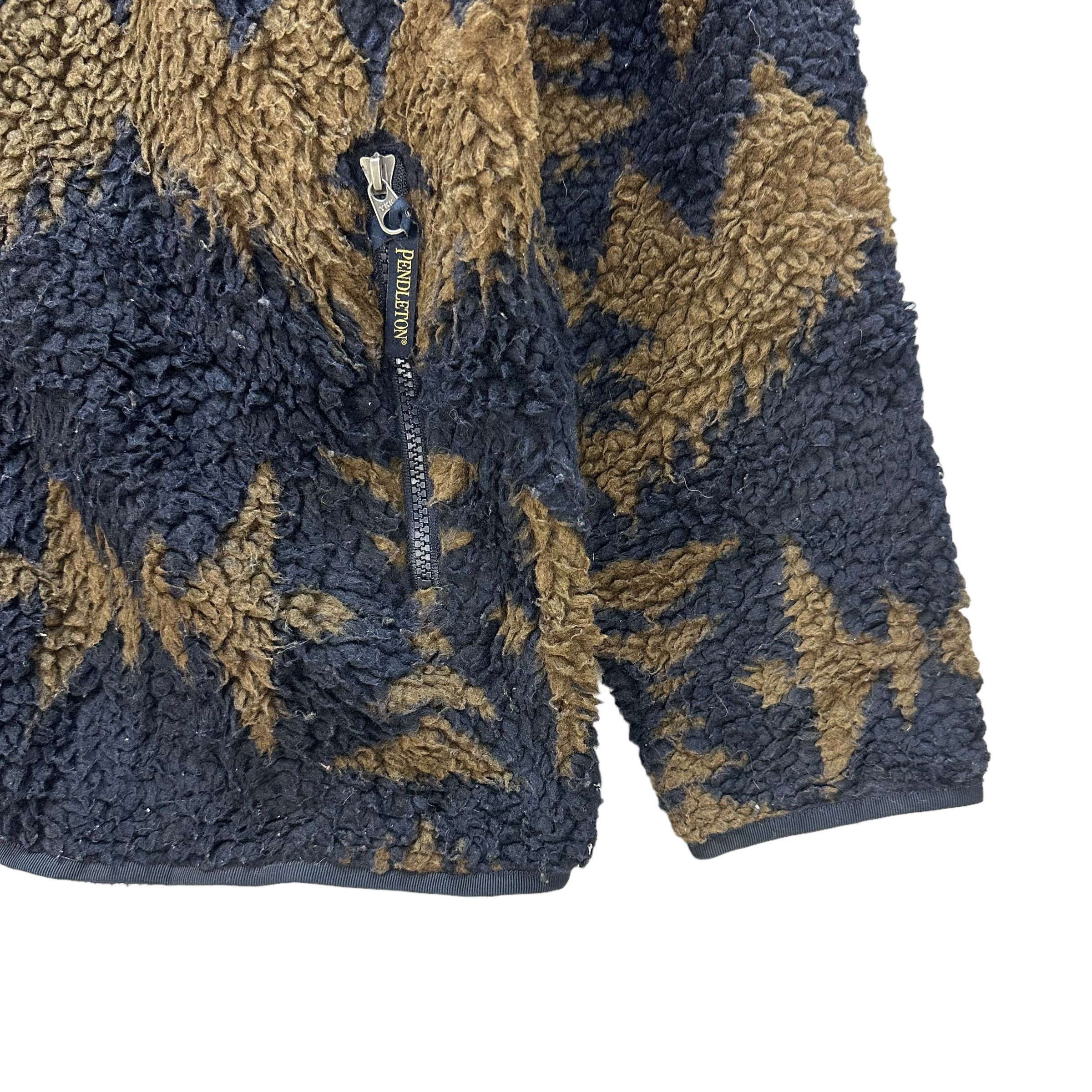 Pendleton PENDLETON NAVAJO DEEP PILE HOODIE FLEECE JACKET #8988-46 Size US L / EU 52-54 / 3 - 5 Thumbnail
