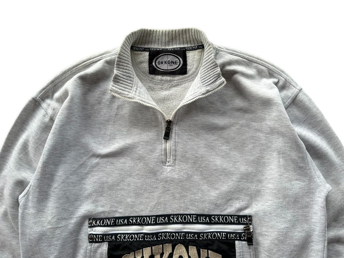 Vintage Rare Vintage Skkone Sweatshirt Half Zipper Vintage Size US XXL / EU 58 / 5 - 4 Thumbnail