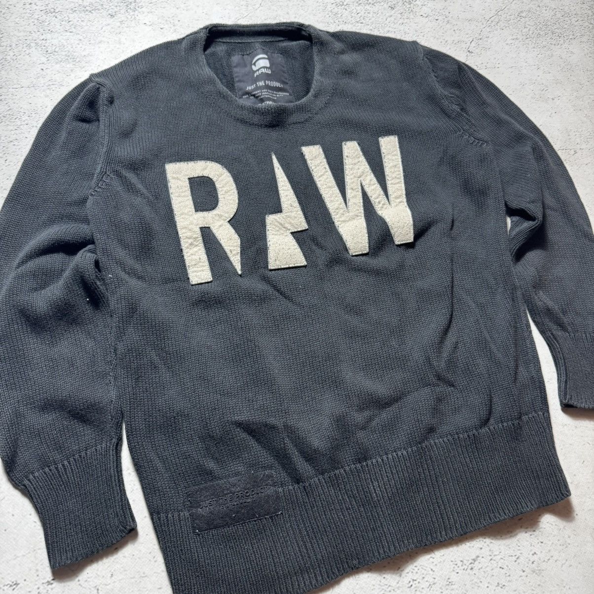 G-Star avant garde y2k sweater g star raw big logo rare Size US M / EU 48-50 / 2 - 2 Thumbnail