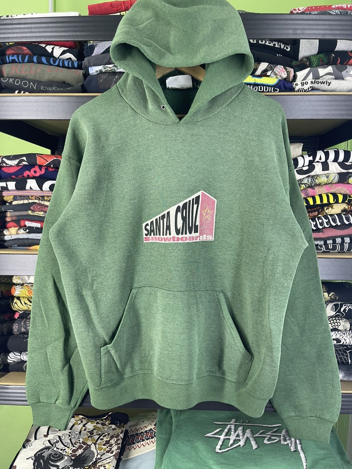 Santa Cruz Skateboards Vintage 90's Santa Cruz Snowboard Hoodie Size US M / EU 48-50 / 2 - 1 Thumbnail