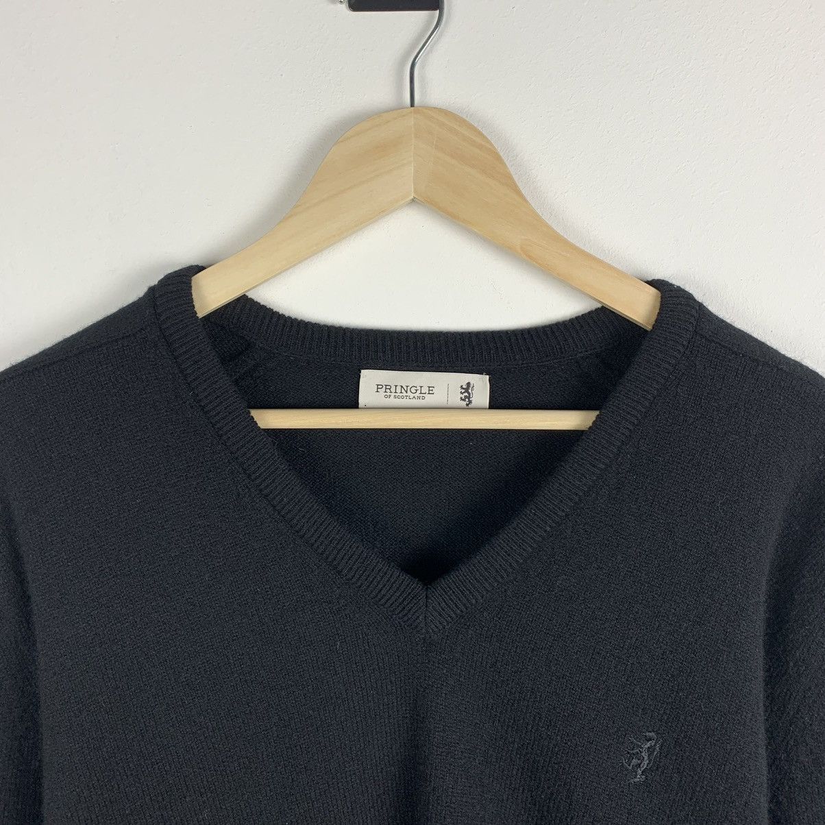 Pringle Of Scotland Vintage Pringle of Scotland Luxury Wool Sweater V-Neck Size US L / EU 52-54 / 3 - 7 Thumbnail