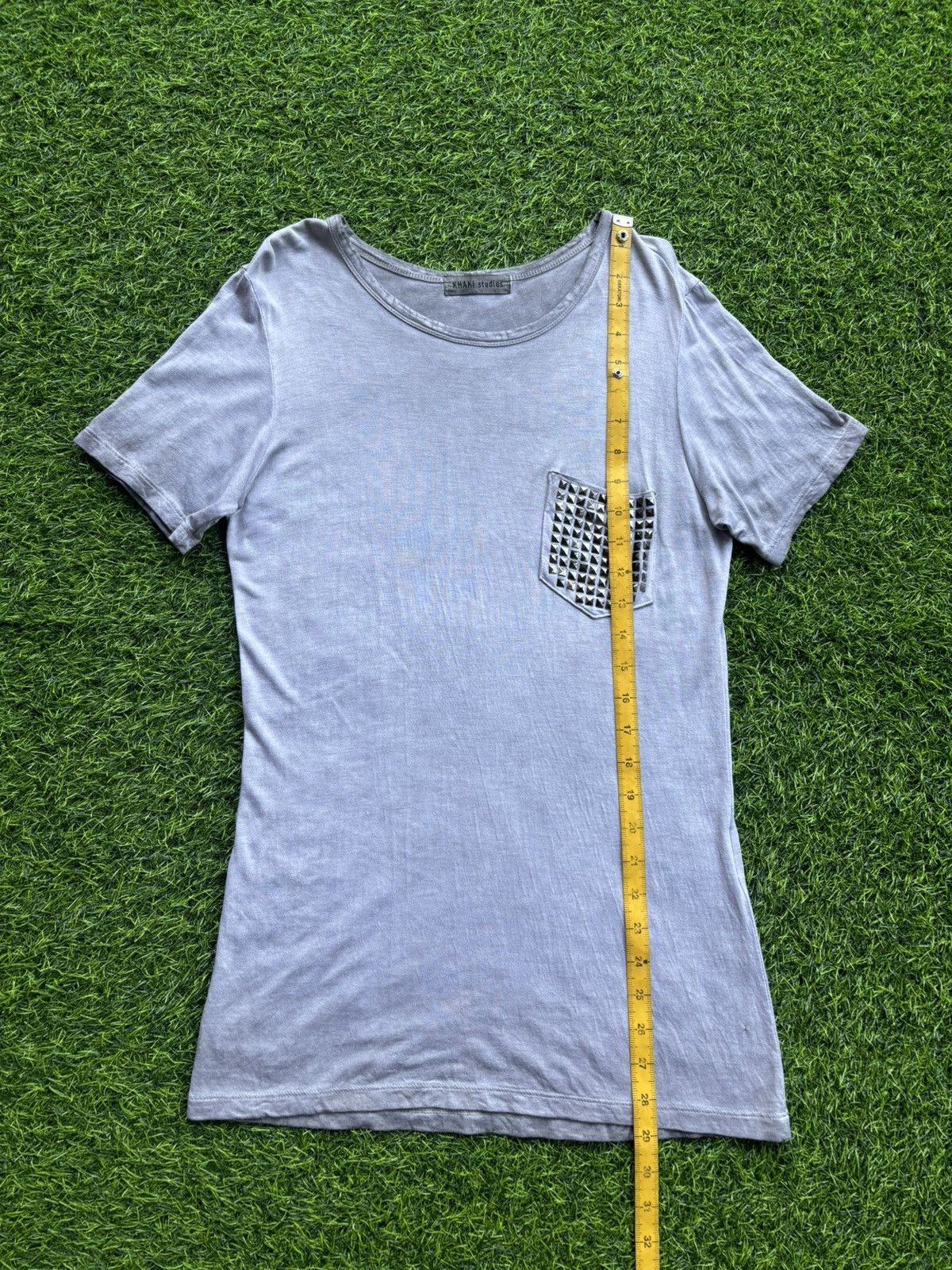 Hysteric Glamour Y2k Khaki Studio Pocket Studded Tshirt Size US M / EU 48-50 / 2 - 7 Thumbnail