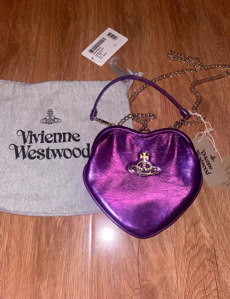 Vivienne Westwood Vivienne Westwood size os Radar purple heart bag Size ONE SIZE - 3 Thumbnail