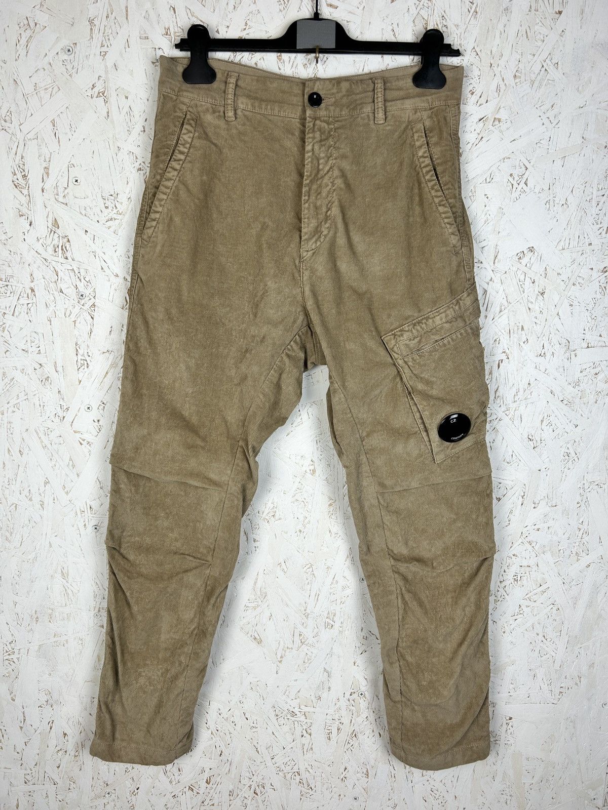 C.P. Company C.P. Company Tan Tapered Corduroy Cargo Pants Beige 46 Size US 30 / EU 46 - 1 Thumbnail