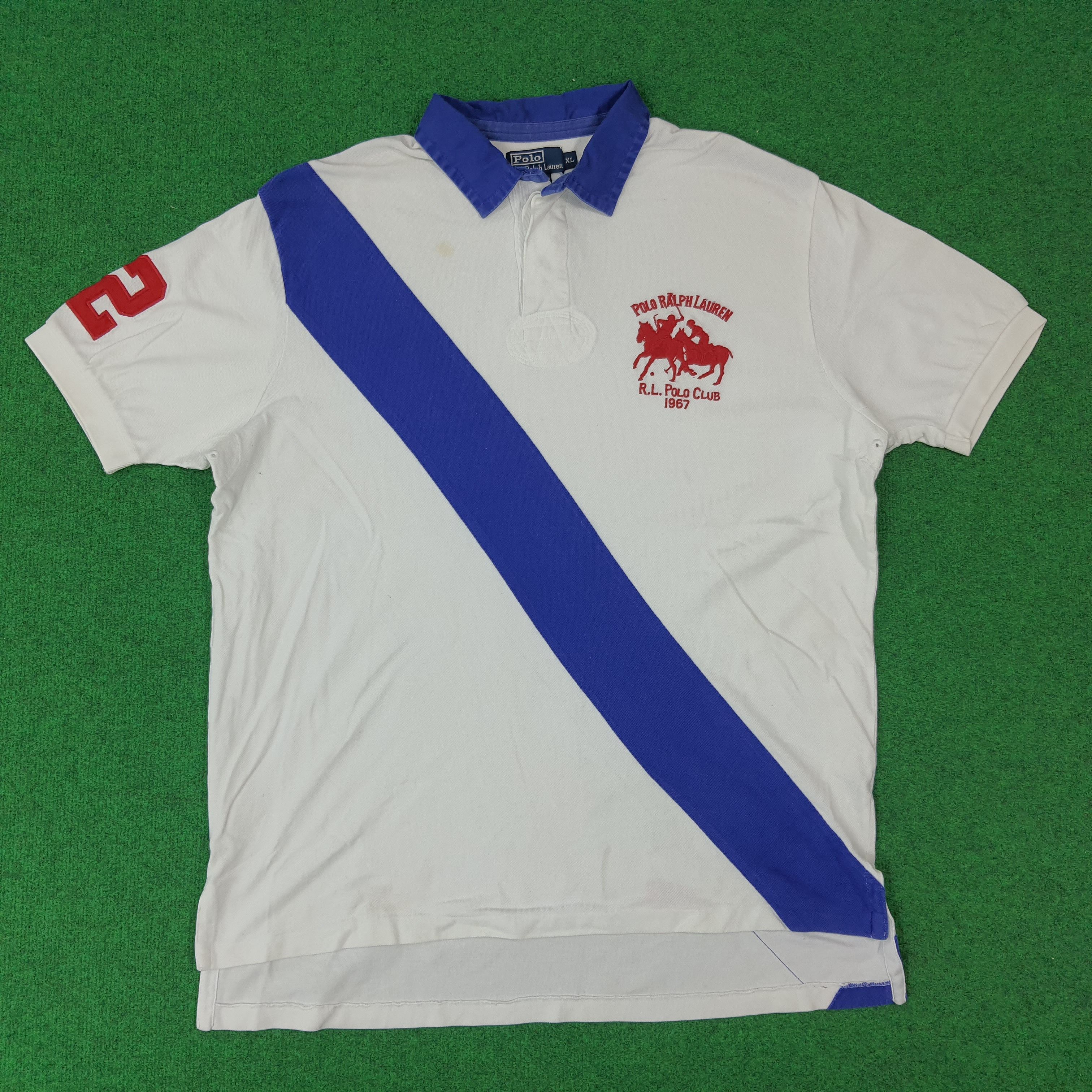 Polo Ralph Lauren Vintage Polo Ralph Lauren Double Pony Polo Shirt C276N41 Size US XXL / EU 58 / 5 - 1 Thumbnail