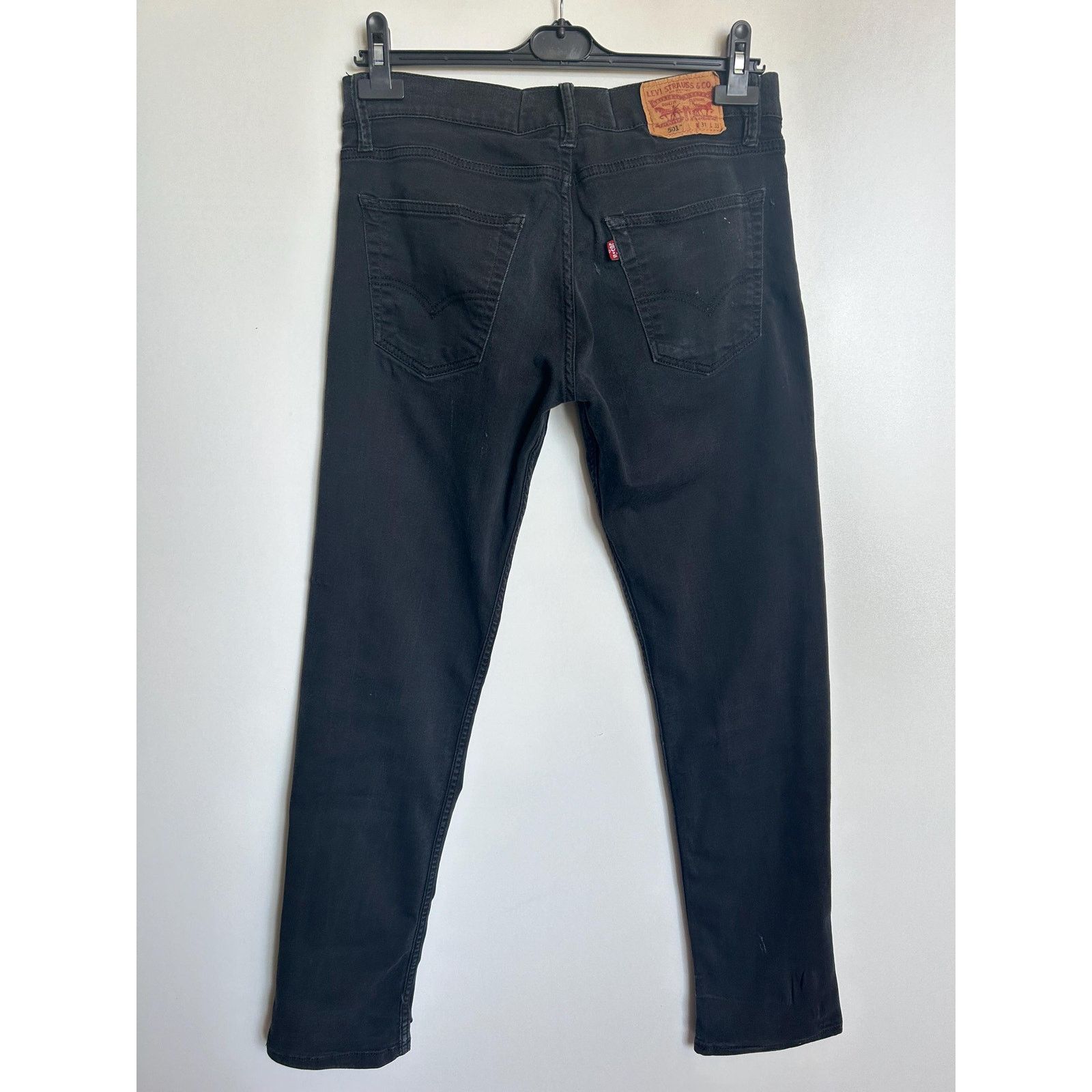 Levi's Levi's 501 W31 L32 - Black USA 1996 Distressed Vintage Jeans Size US 31 - 4 Thumbnail