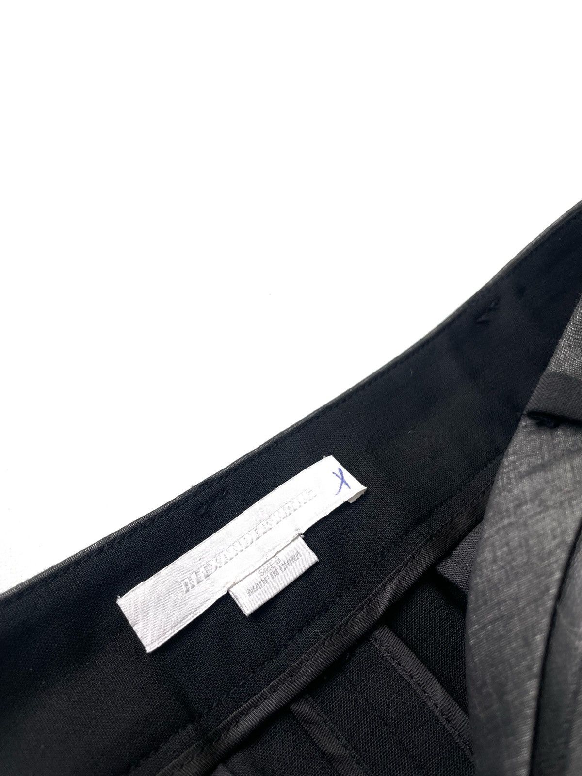 Alexander Wang Alexander Wang Black Midi Skirt Wool & Leather Size 6/M-L Size 30" / US 8 / IT 44 - 6 Thumbnail