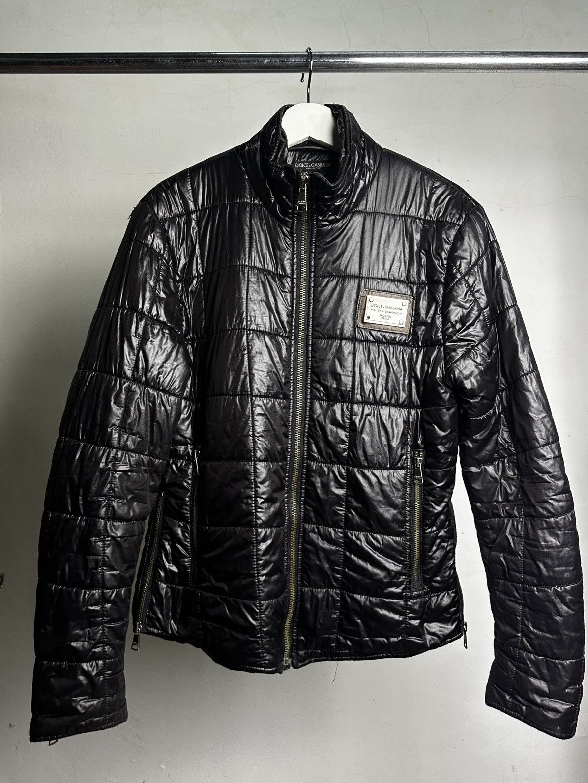 Dolce & Gabbana Dolce & Gabbana Quilted Down Puffer Jacket Size US M / EU 48-50 / 2 - 1 Thumbnail