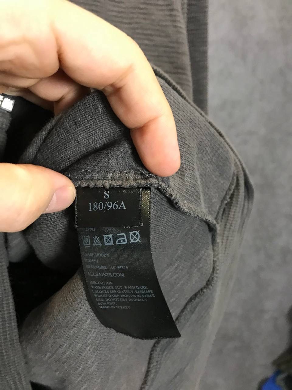 Allsaints Allsaints designer logo zip hoodie Size US S / EU 44-46 / 1 - 5 Thumbnail