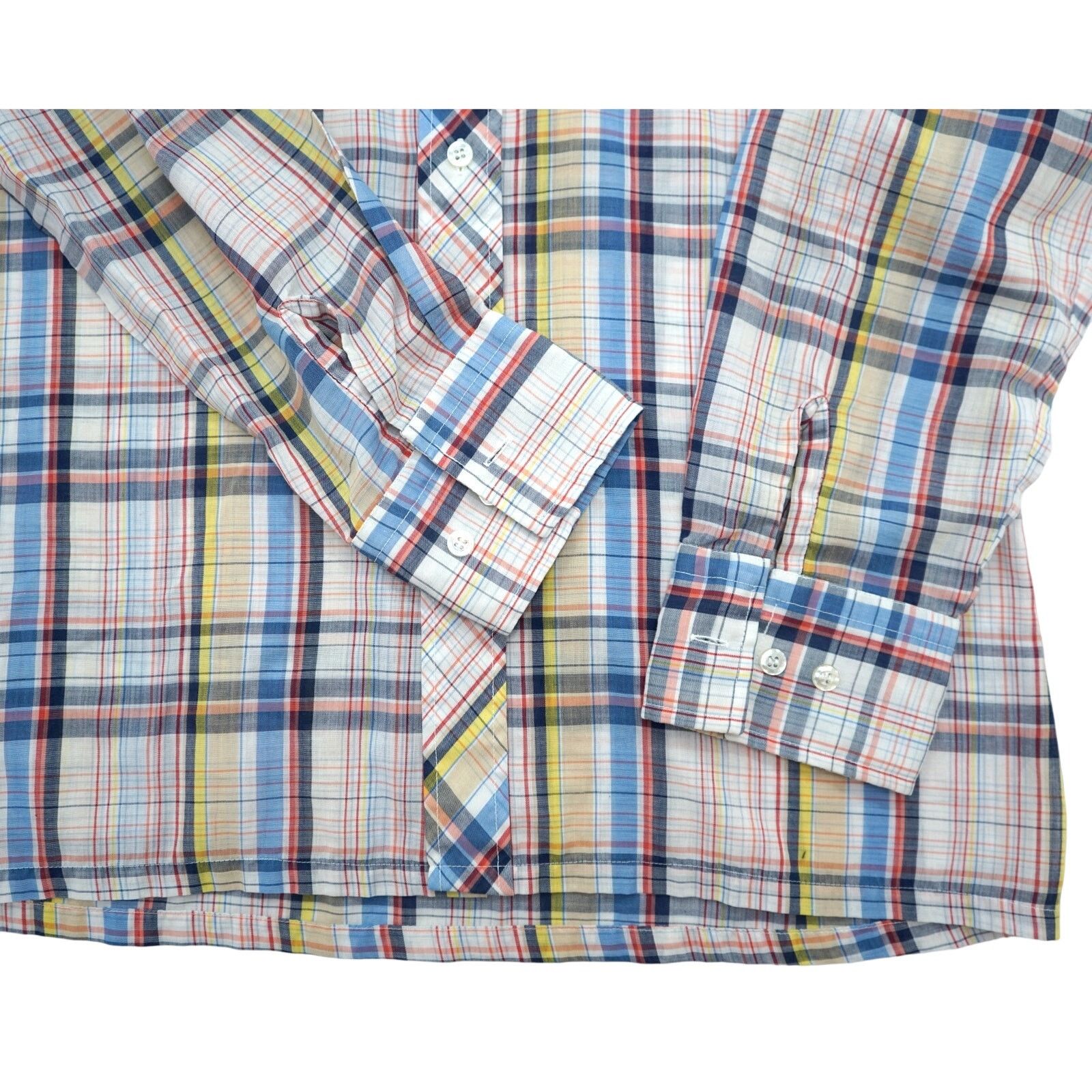 Levi's × Vintage Vintage 70's Levi's Big E Plaid Western Shirt Men's Large Size US L / EU 52-54 / 3 - 4 Thumbnail