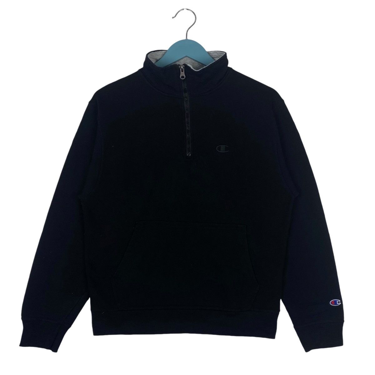 Champion Champion Half Zip Sweathsirt Embroidery Logo Pullover Jumper Size US M / EU 48-50 / 2 - 1 Thumbnail