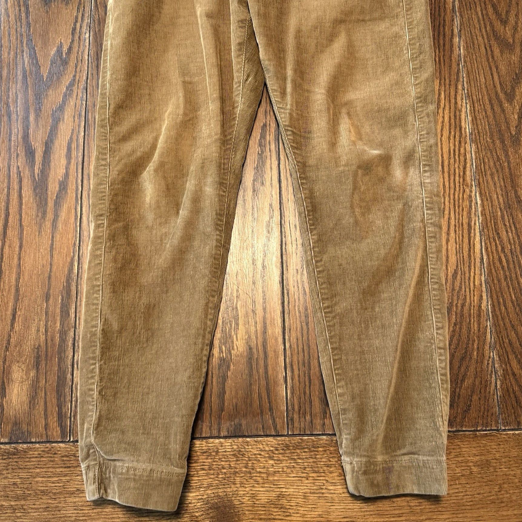 Flint And Tinder Flint And Tinder Pants Mens 34x30 Brown Corduroy Slim Straight Casual Elastic Size US 33 - 2 Thumbnail