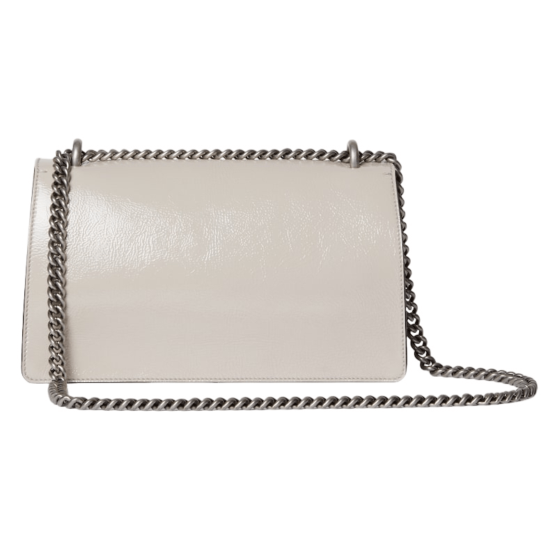Gucci GUCCI Dionysus Medium Light Grey Patent Shoulder Bag Size ONE SIZE - 3 Thumbnail