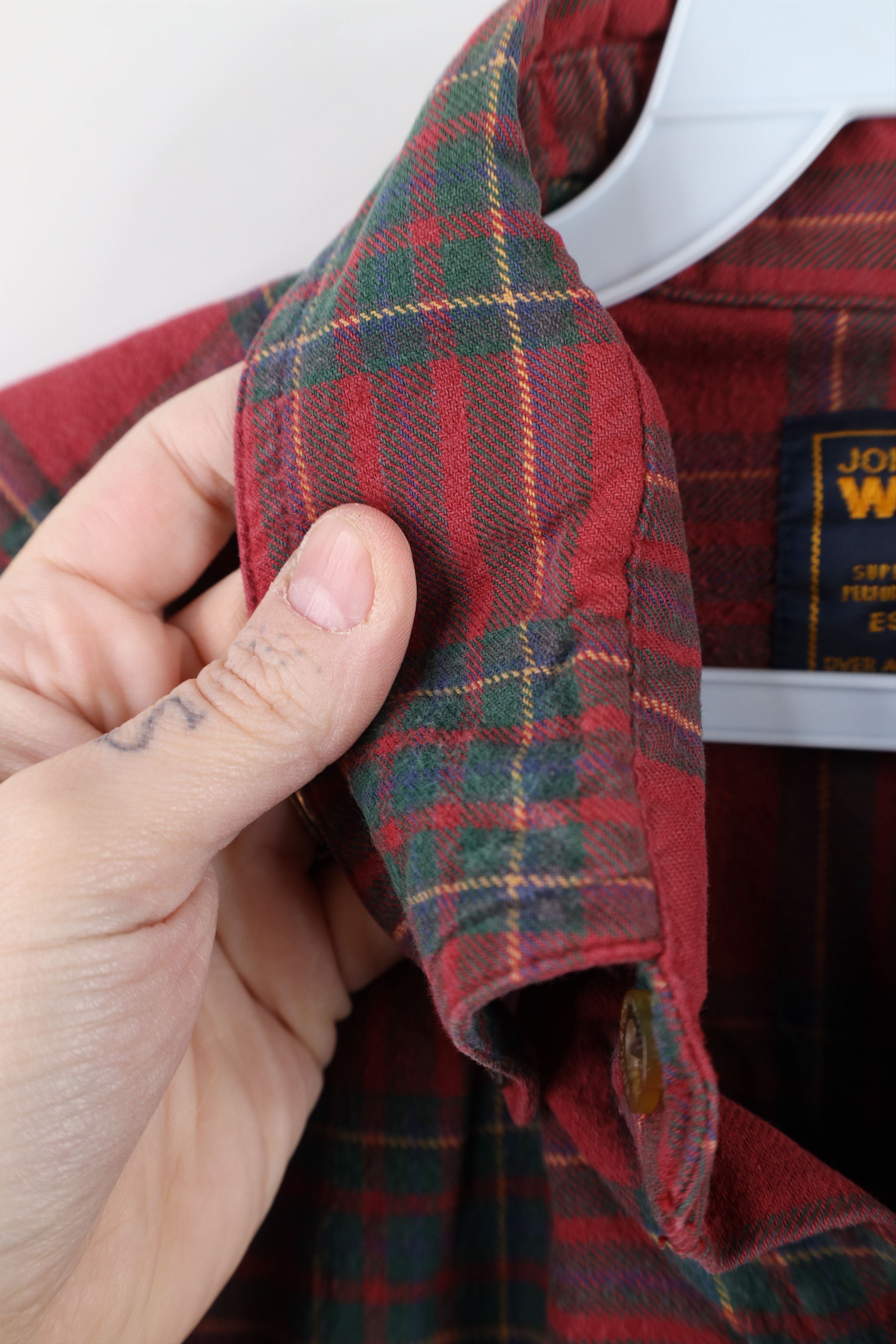 Vintage × Woolrich Woolen Mills Vintage 90s Woolrich Collared Button Down Shirt Plaid Size US L / EU 52-54 / 3 - 9 Thumbnail